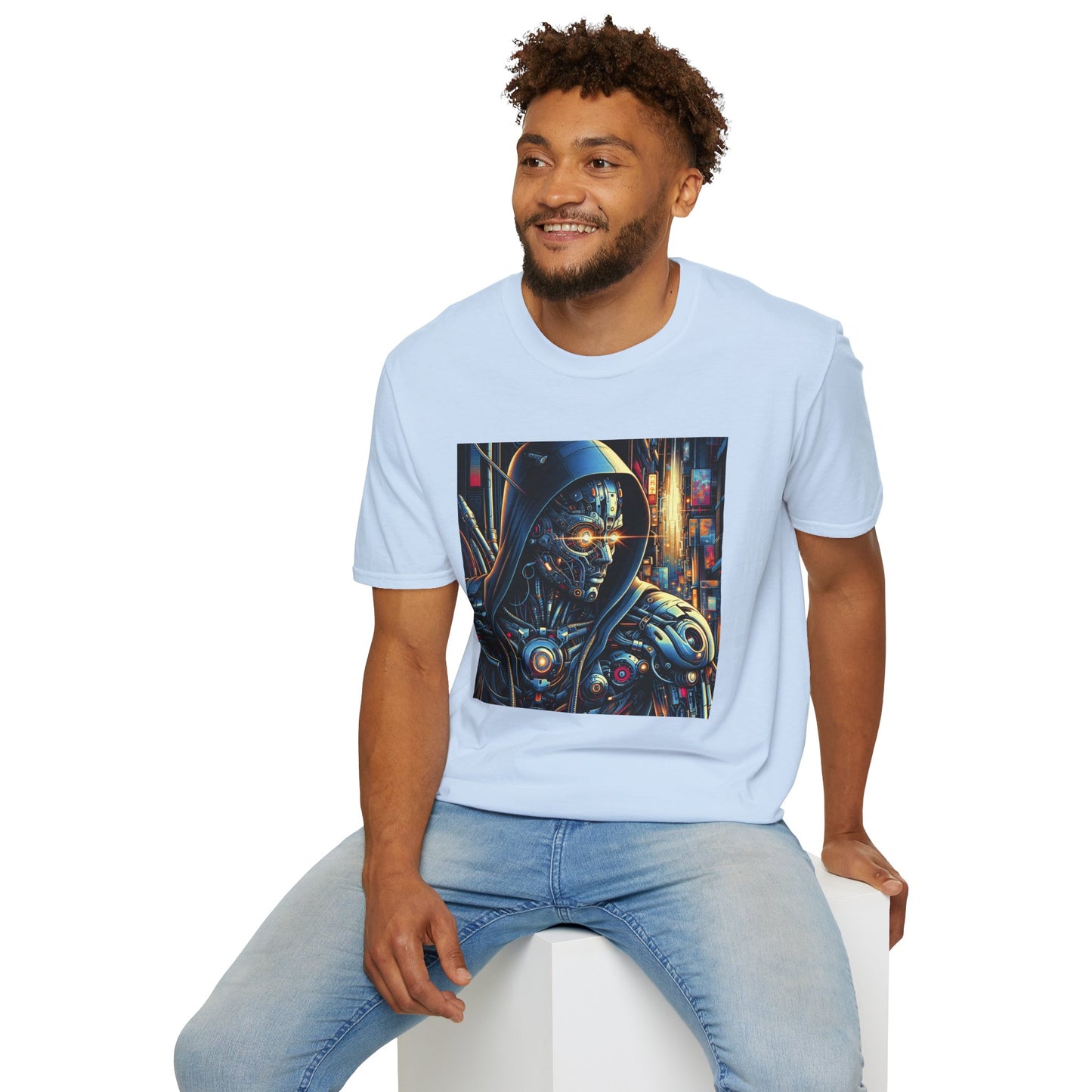 Cyberpunk Cyborg Unisex Softstyle T-Shirt