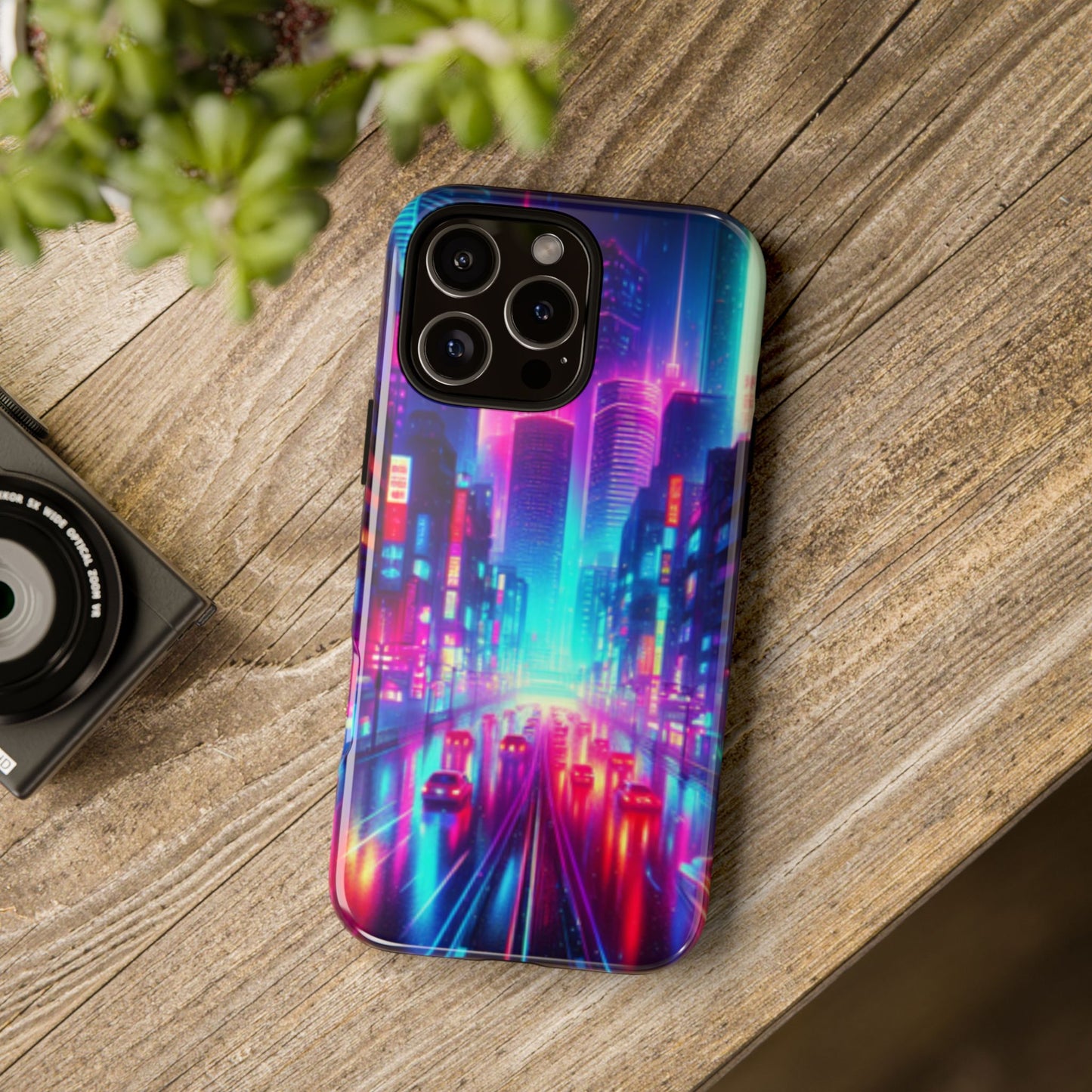 Neon City Phone Tough Cases