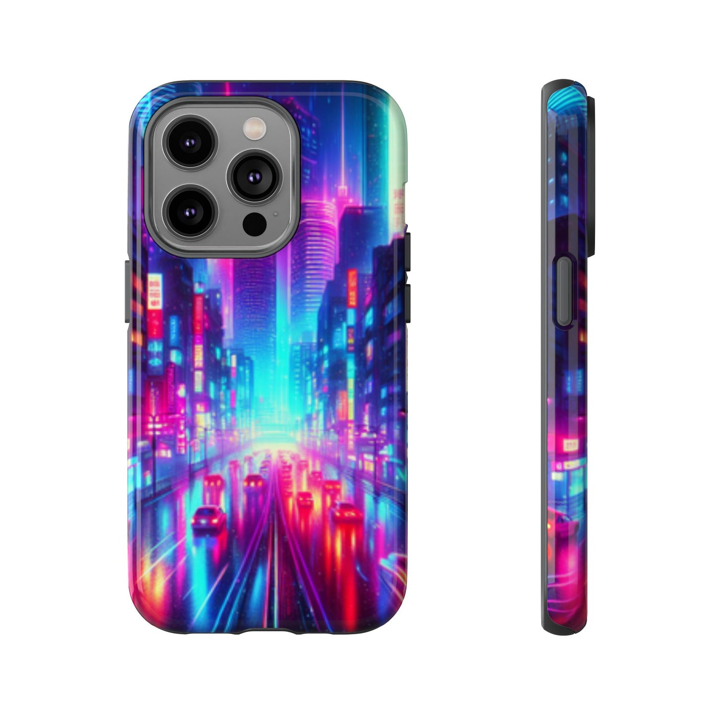 Neon City Phone Tough Cases