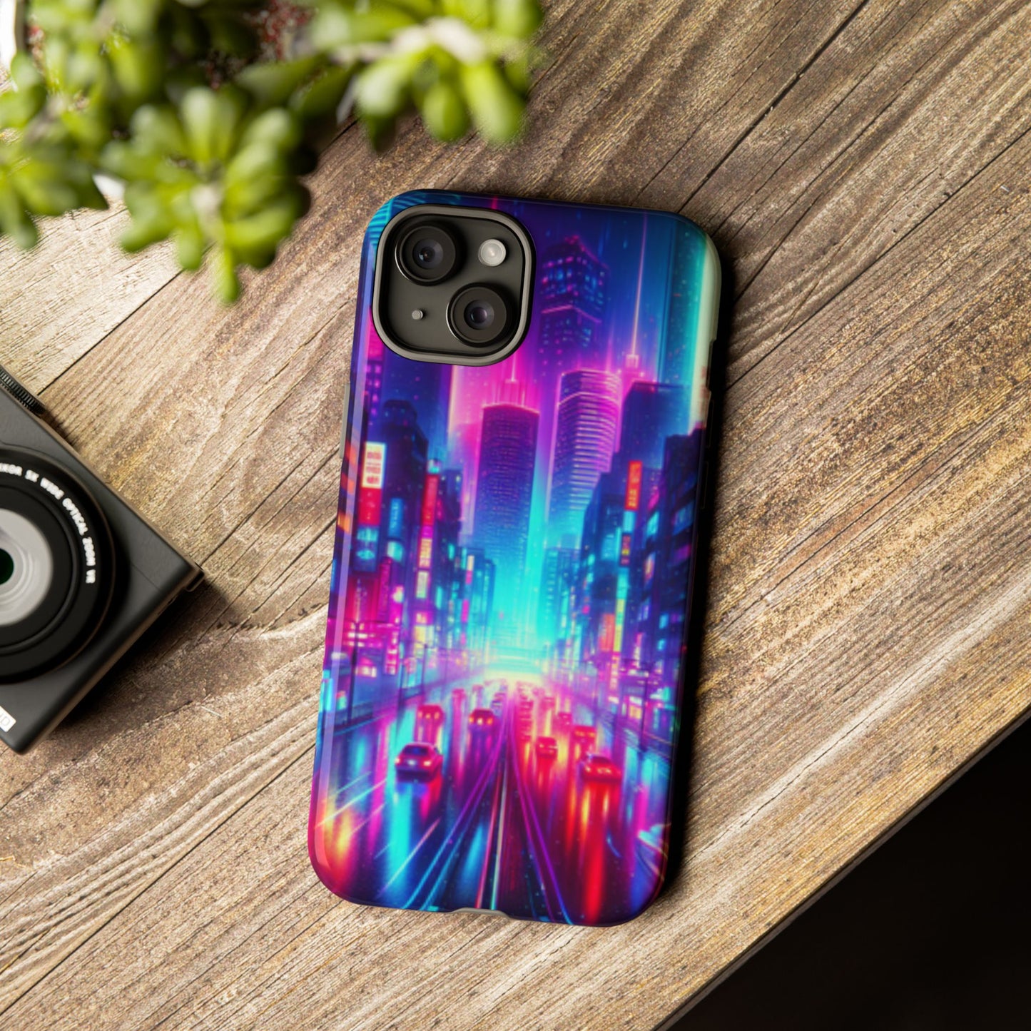 Neon City Phone Tough Cases