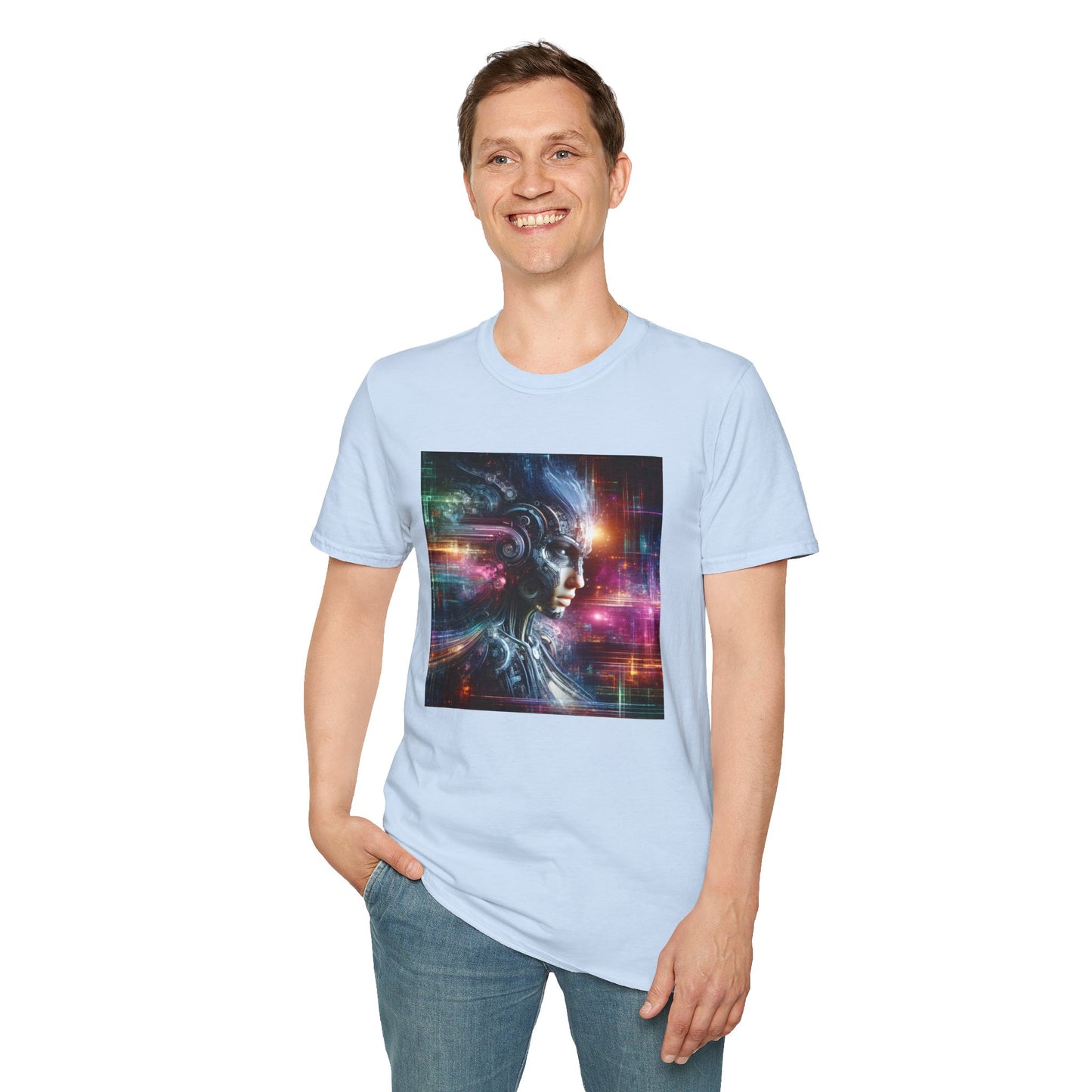 Cyberpunk Female Unisex Softstyle T-Shirt