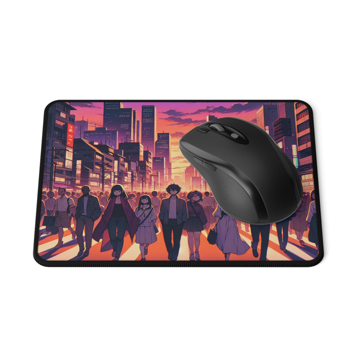 Anime City Streets Non-Slip Gaming Mouse Pad