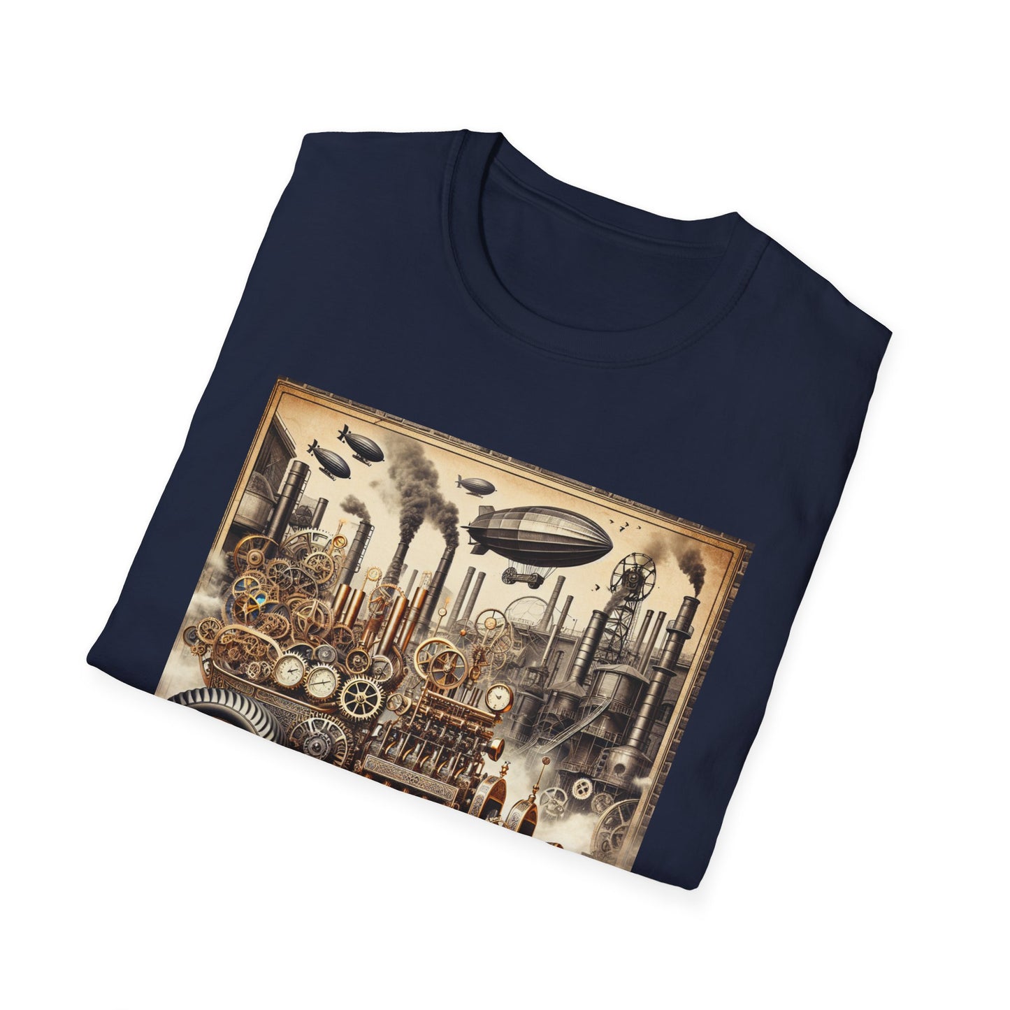 Steampunk Hotrod Unisex Softstyle T-Shirt