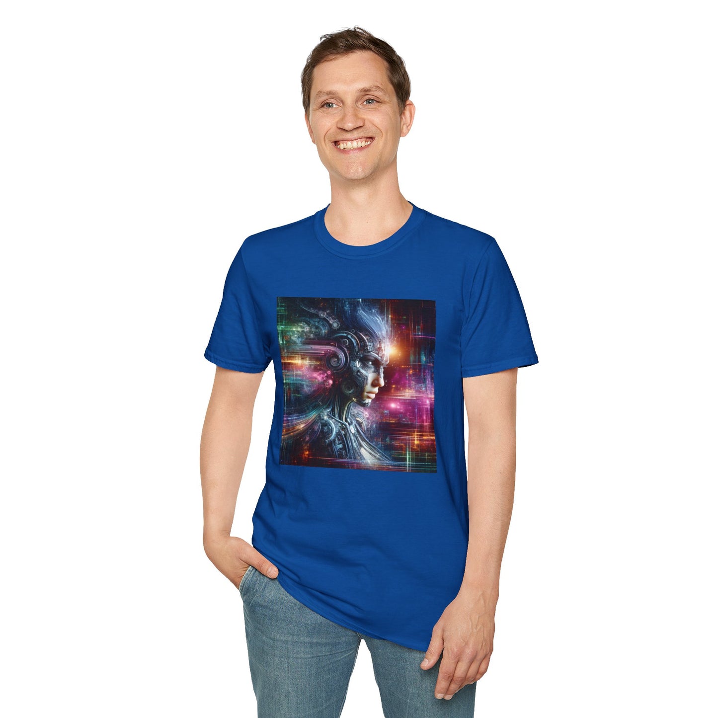 Cyberpunk Female Unisex Softstyle T-Shirt