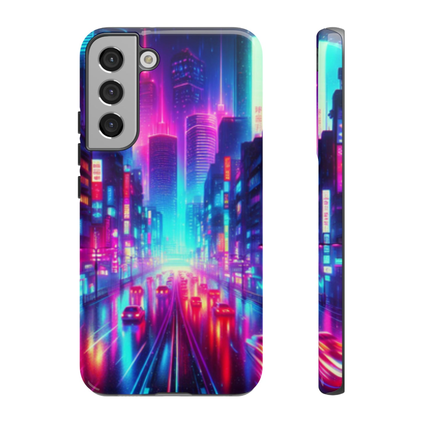 Neon City Phone Tough Cases