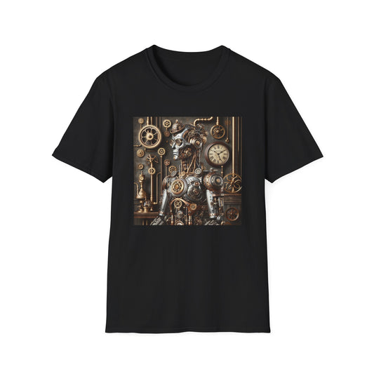 Steampunk Bot Unisex Softstyle T-Shirt