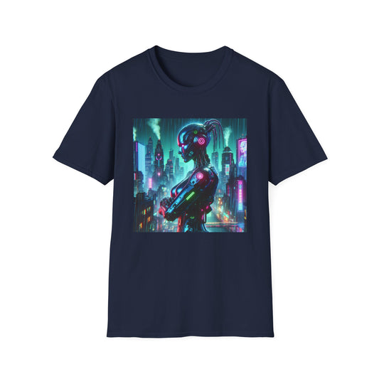 Cyberpunk Robohuman Unisex Softstyle T-Shirt