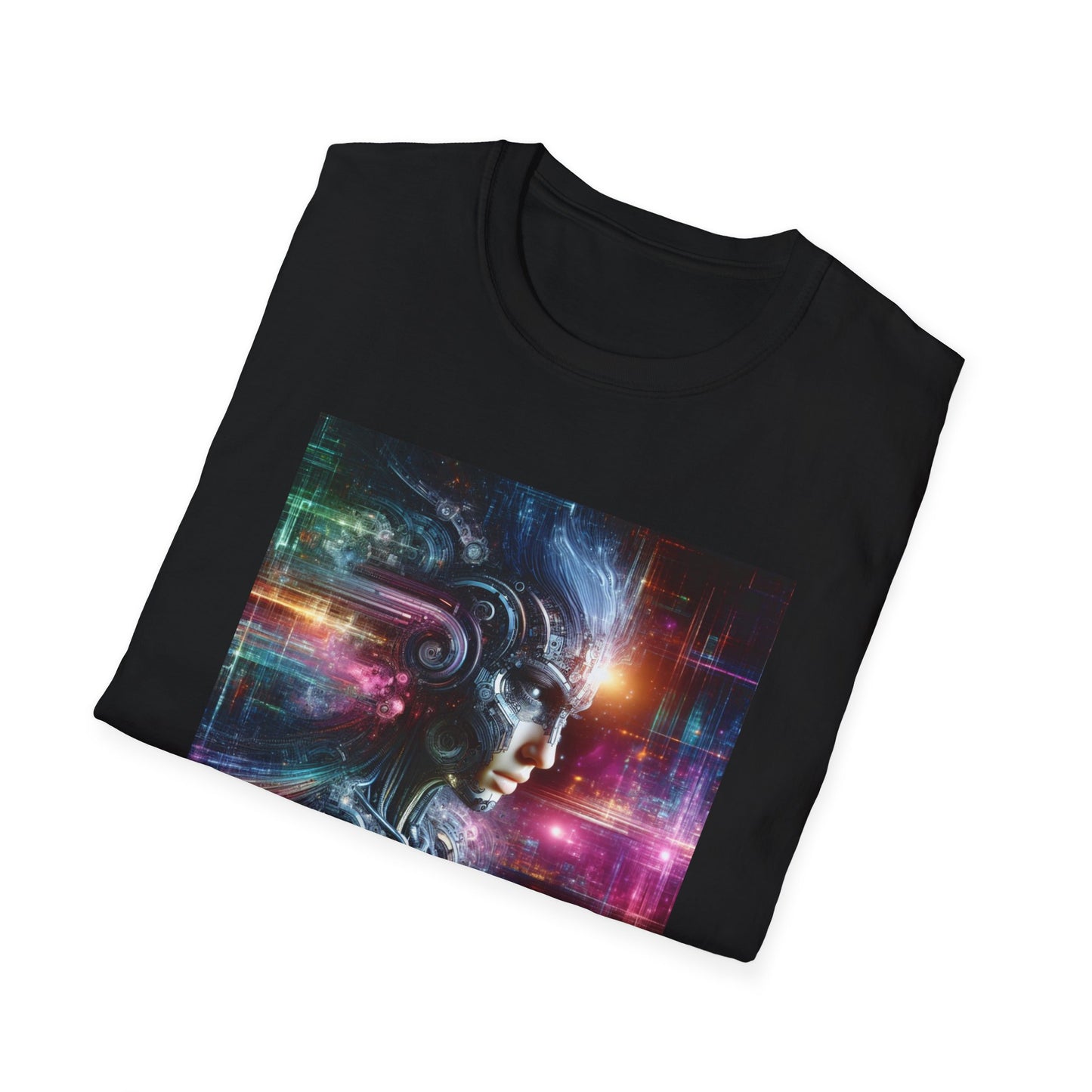 Cyberpunk Female Unisex Softstyle T-Shirt