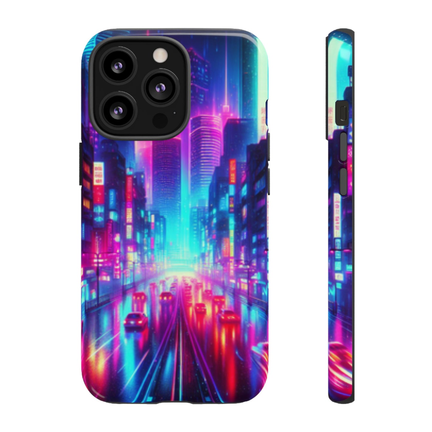 Neon City Phone Tough Cases