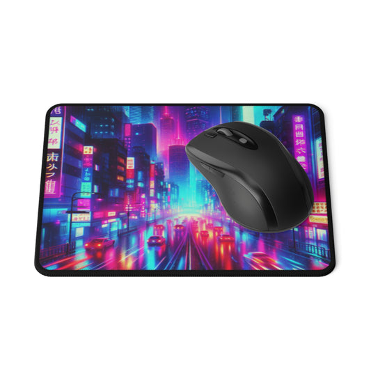 Cyber City Neon Lights Non-Slip Gaming Mouse Pad