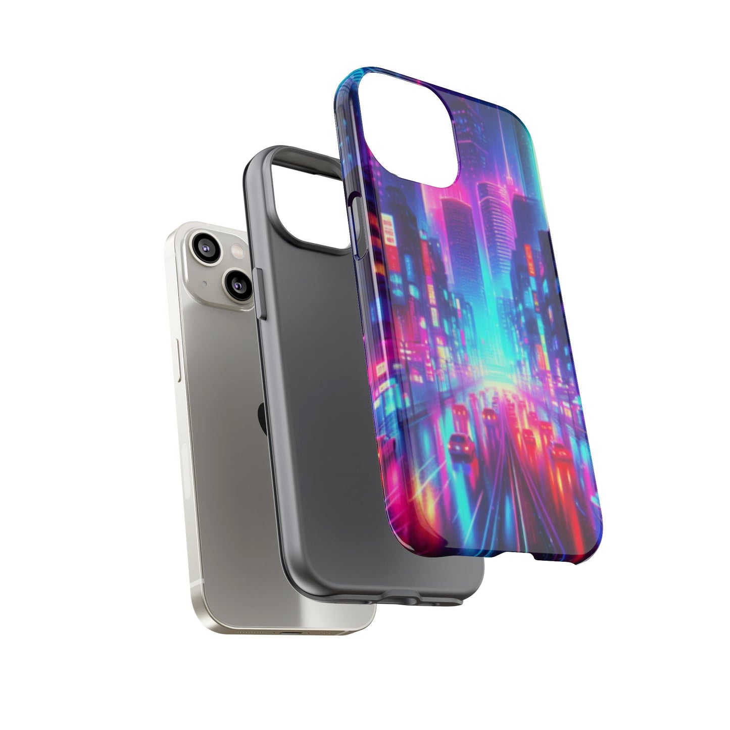 Neon City Phone Tough Cases