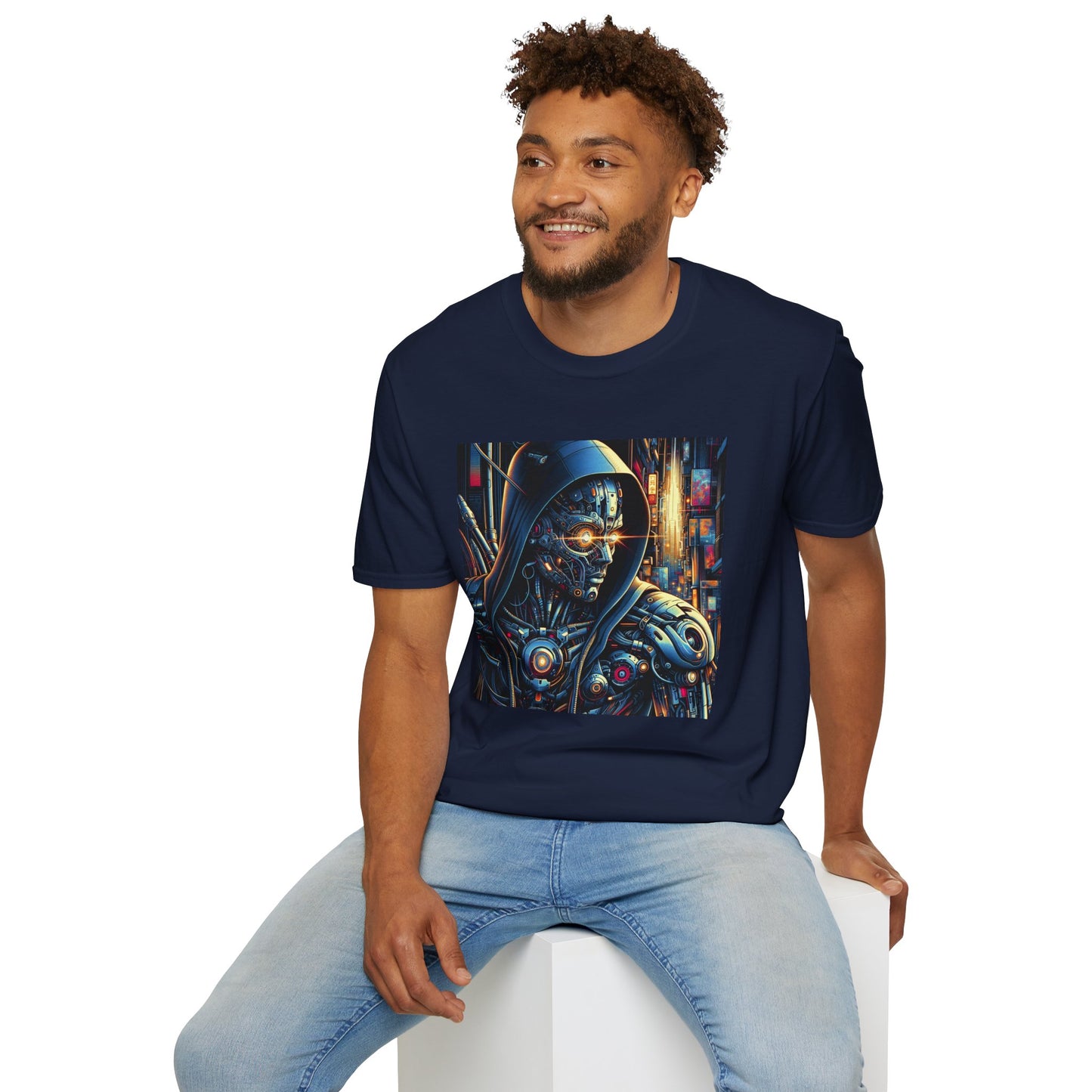 Cyberpunk Cyborg Unisex Softstyle T-Shirt