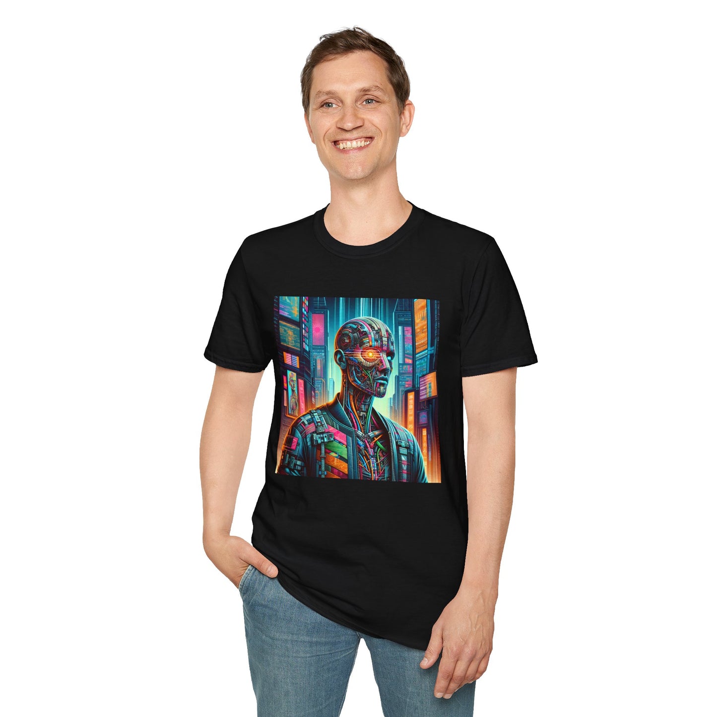 Cyberman Unisex Softstyle T-Shirt