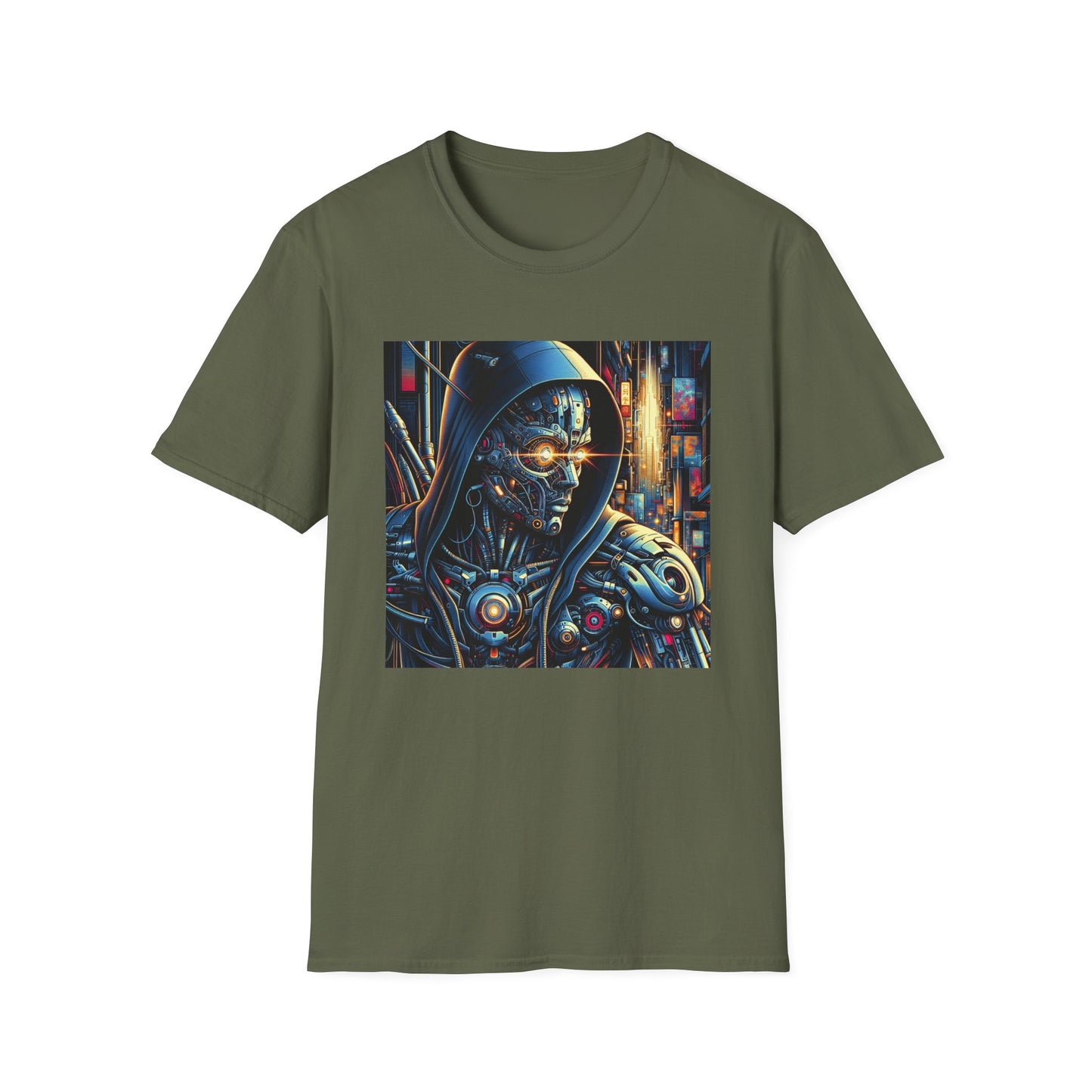 Cyberpunk Cyborg Unisex Softstyle T-Shirt