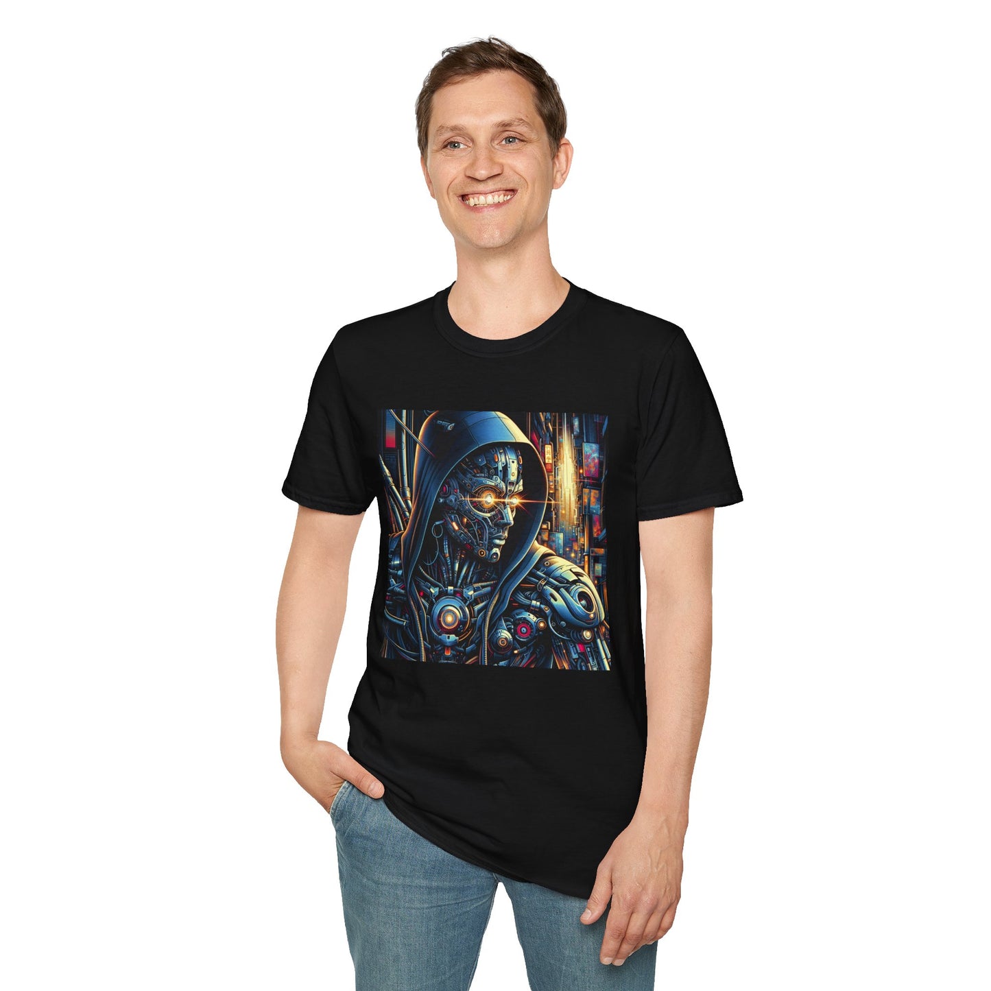 Cyberpunk Cyborg Unisex Softstyle T-Shirt