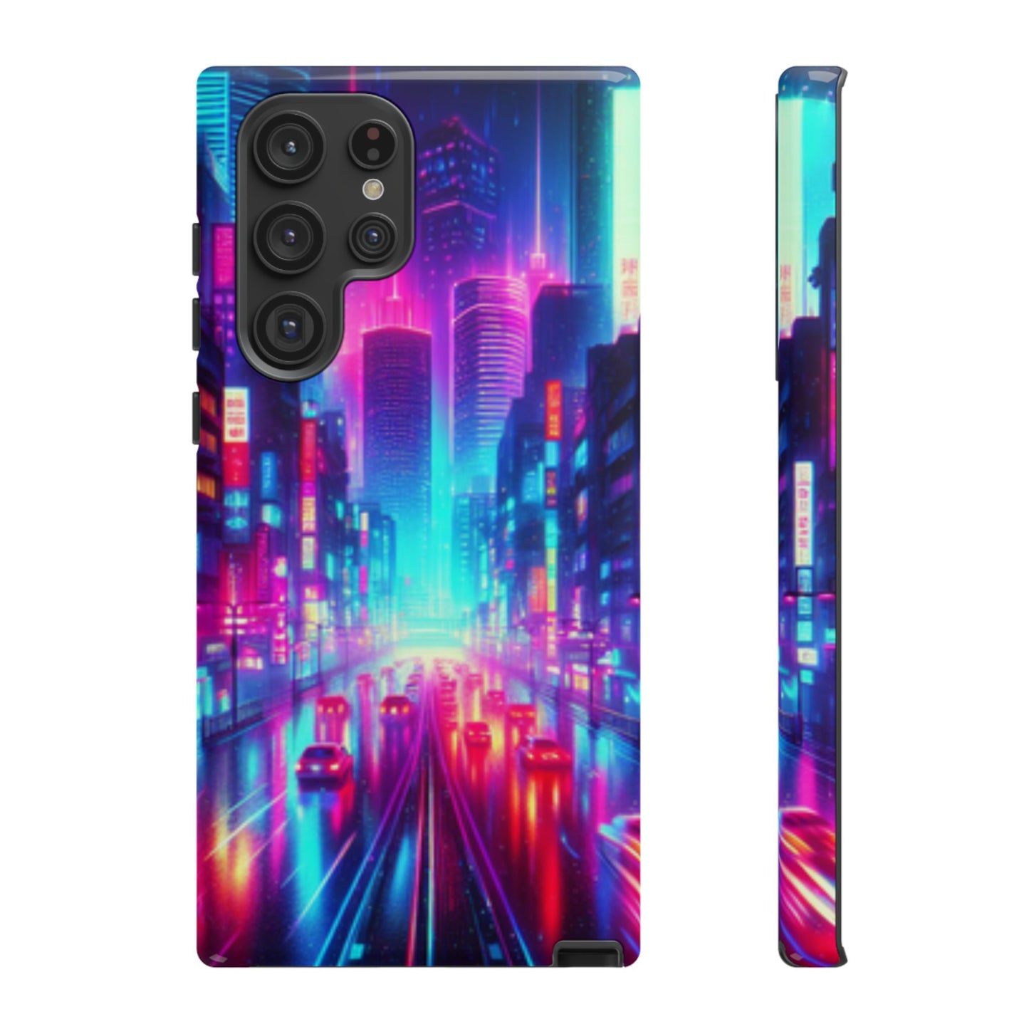 Neon City Phone Tough Cases