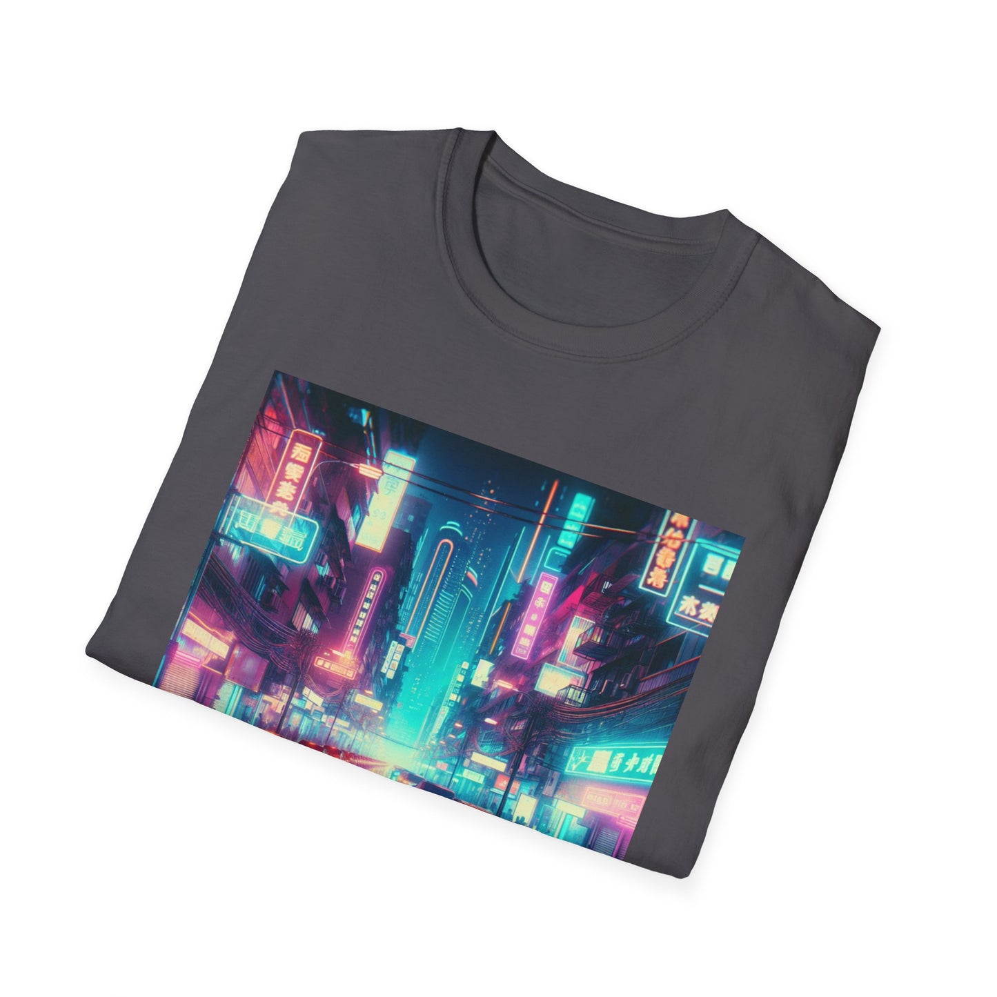 Cyber City Traffic Neon Unisex Softstyle T-Shirt