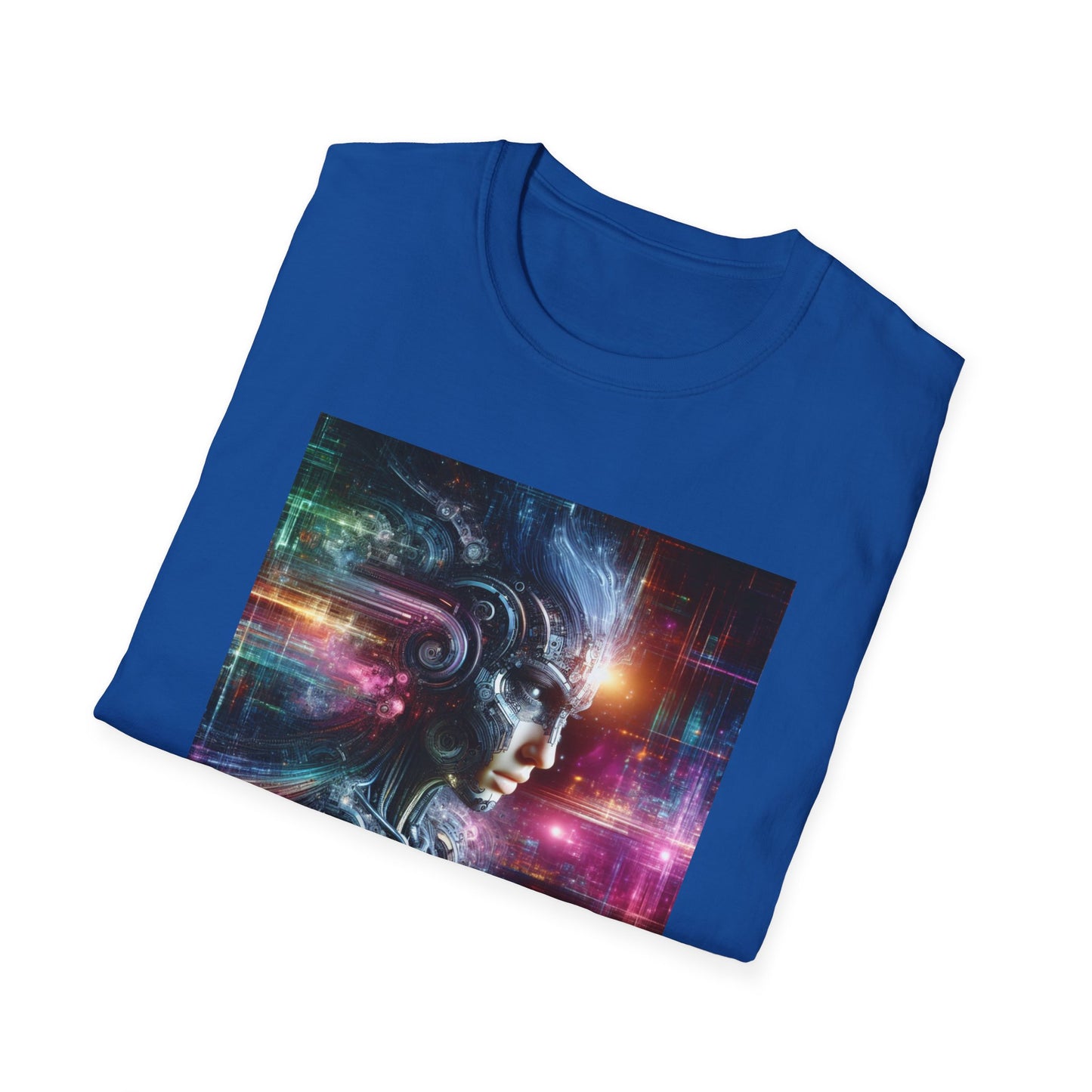 Cyberpunk Female Unisex Softstyle T-Shirt