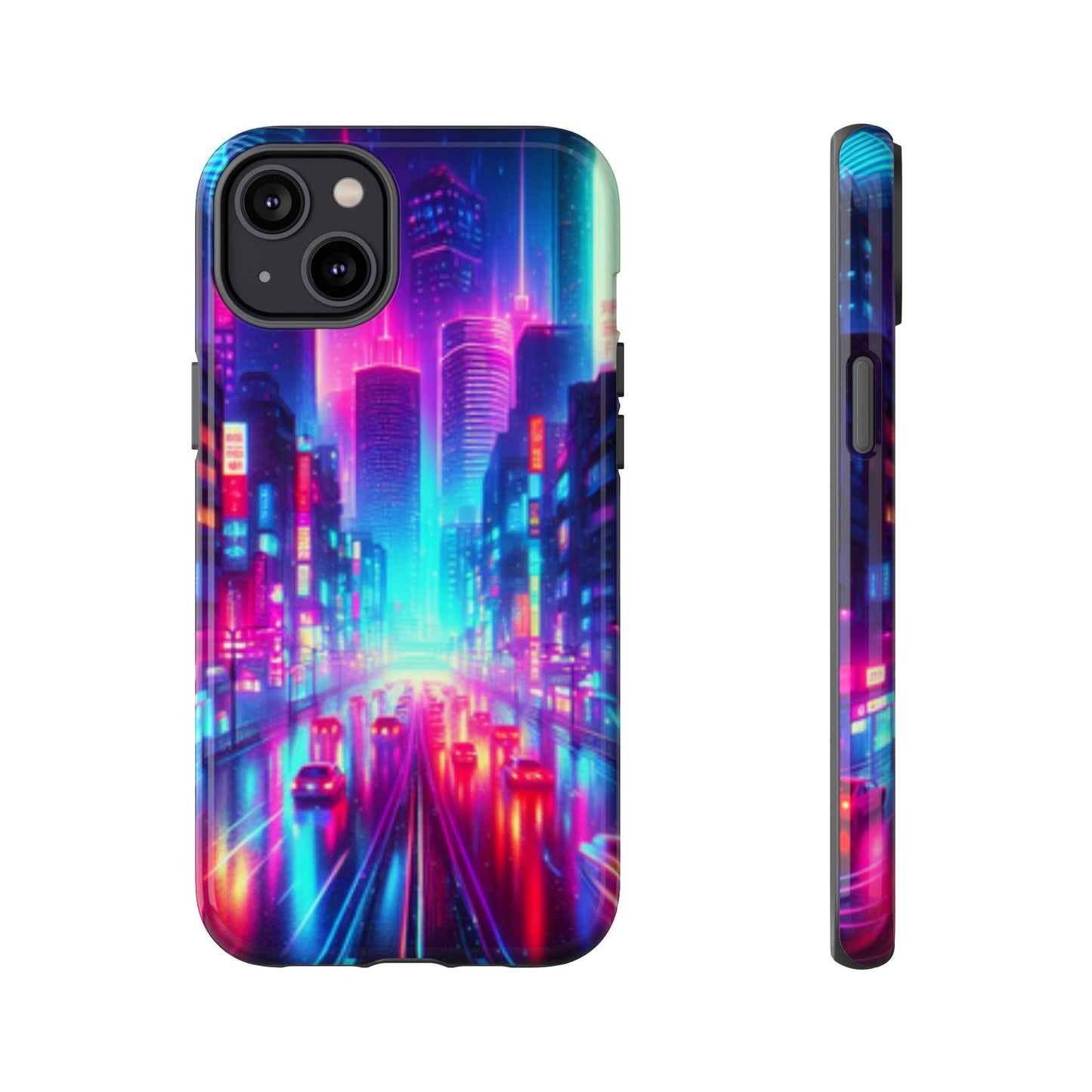 Neon City Phone Tough Cases