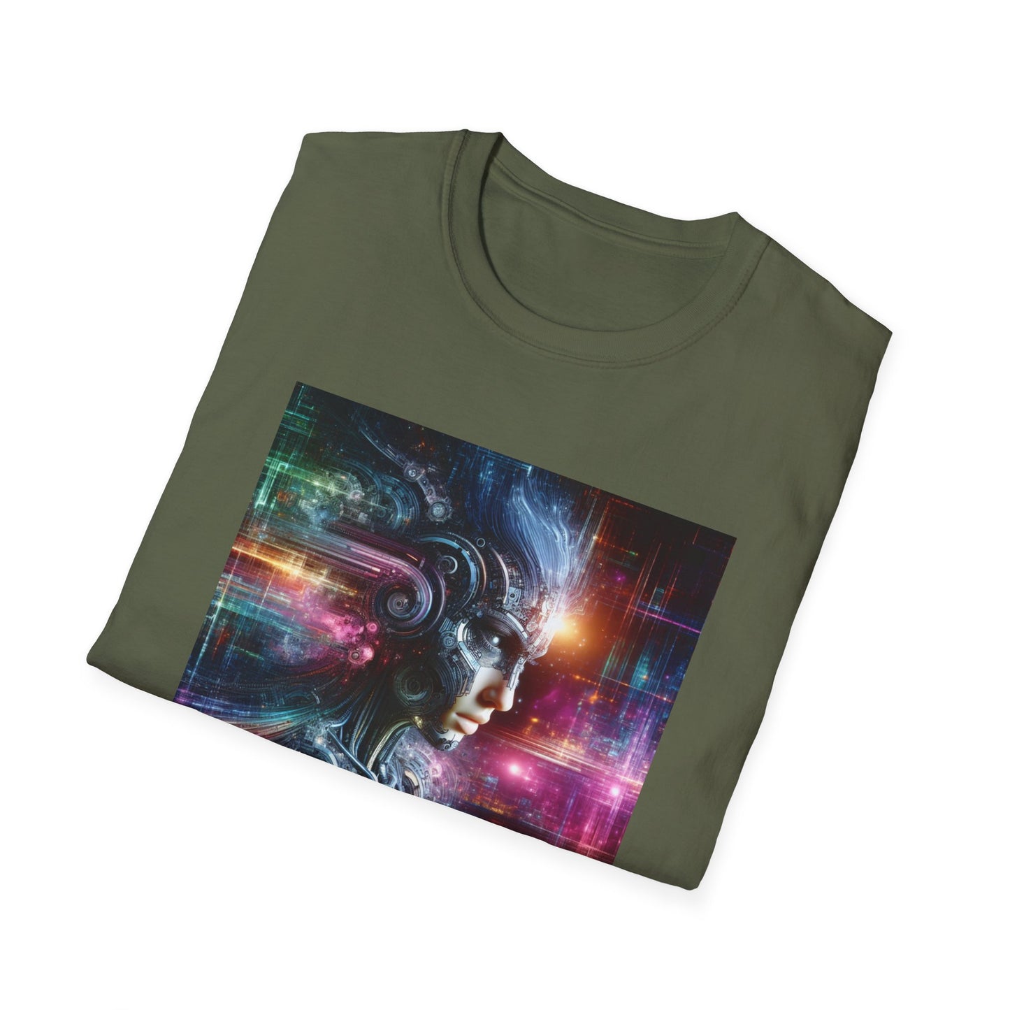 Cyberpunk Female Unisex Softstyle T-Shirt