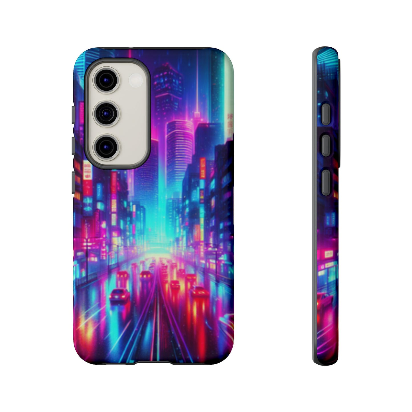 Neon City Phone Tough Cases