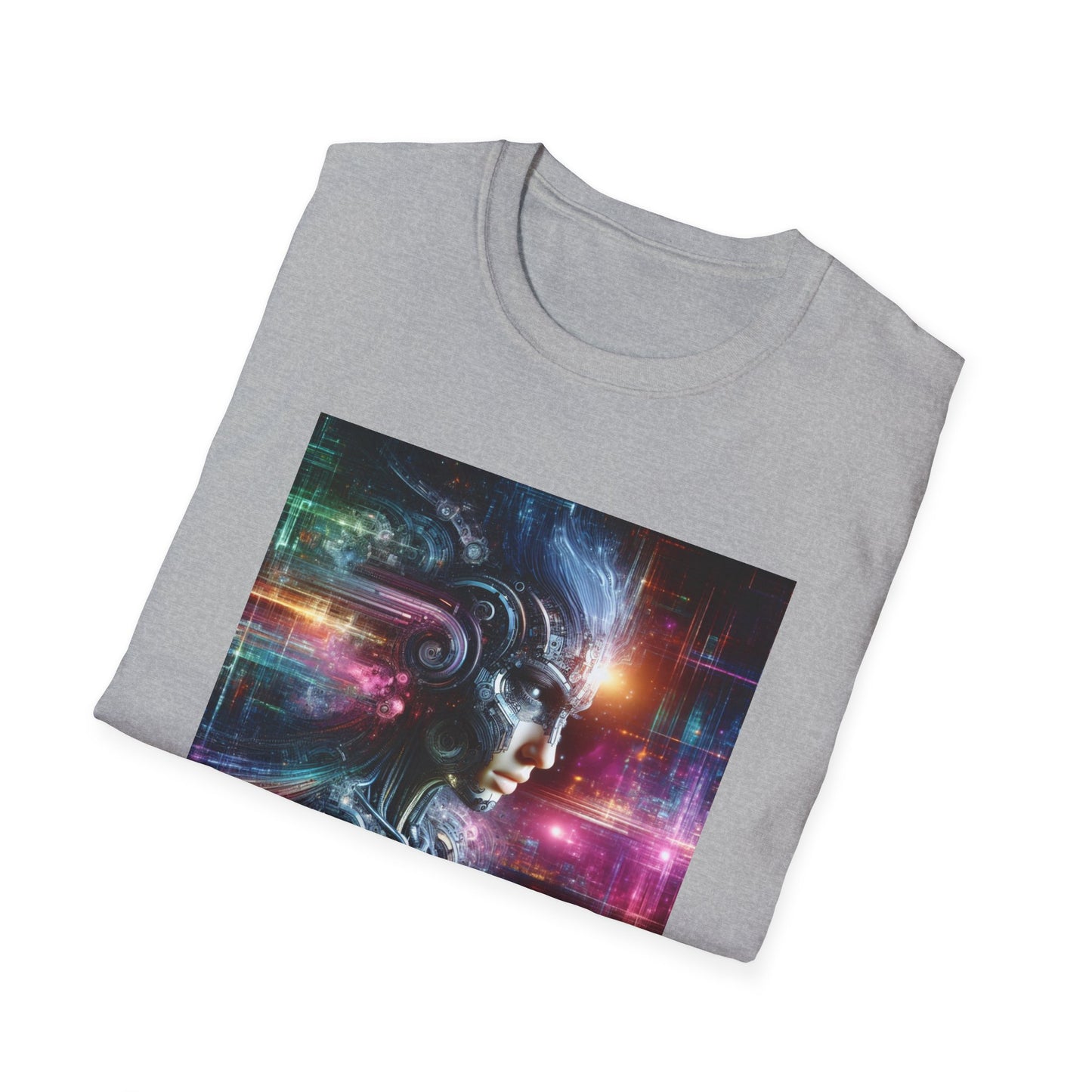 Cyberpunk Female Unisex Softstyle T-Shirt