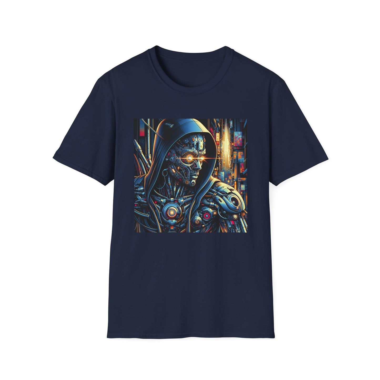 Cyberpunk Cyborg Unisex Softstyle T-Shirt