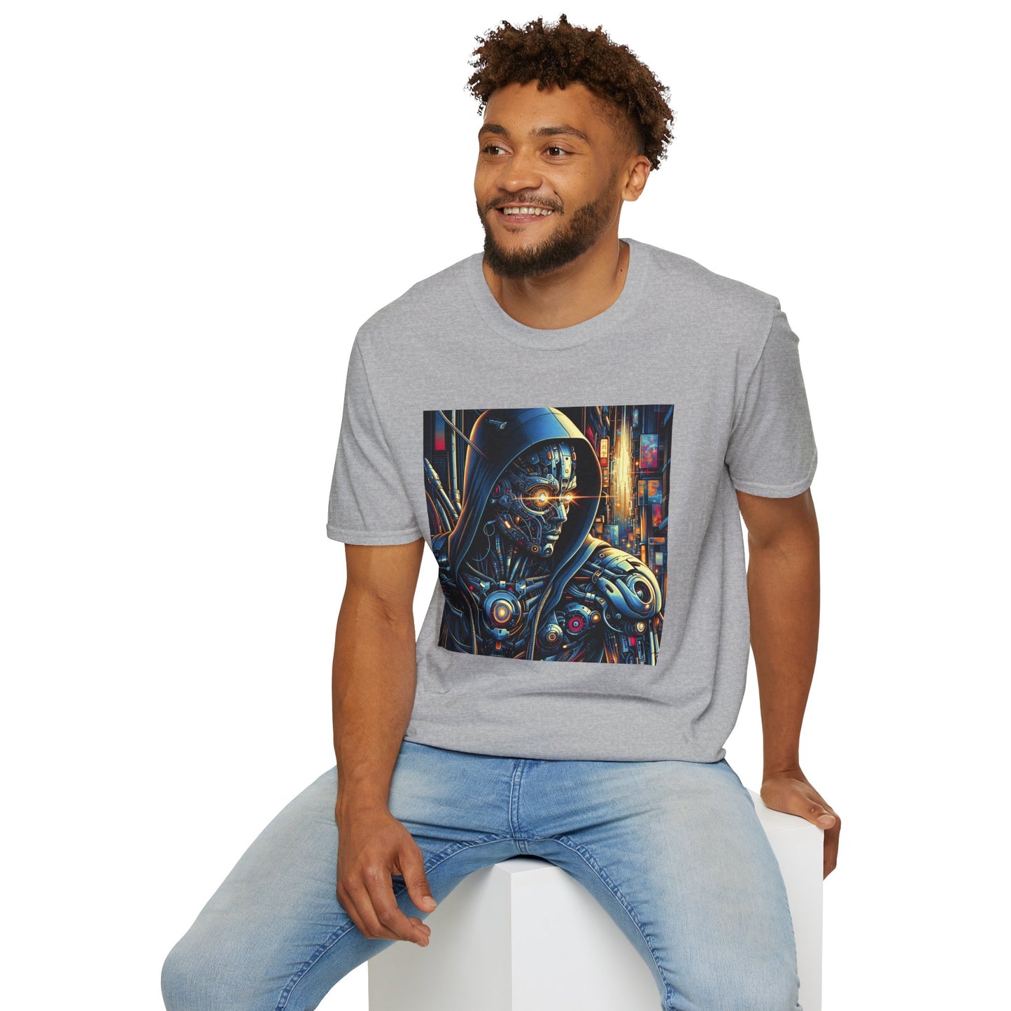 Cyberpunk Cyborg Unisex Softstyle T-Shirt