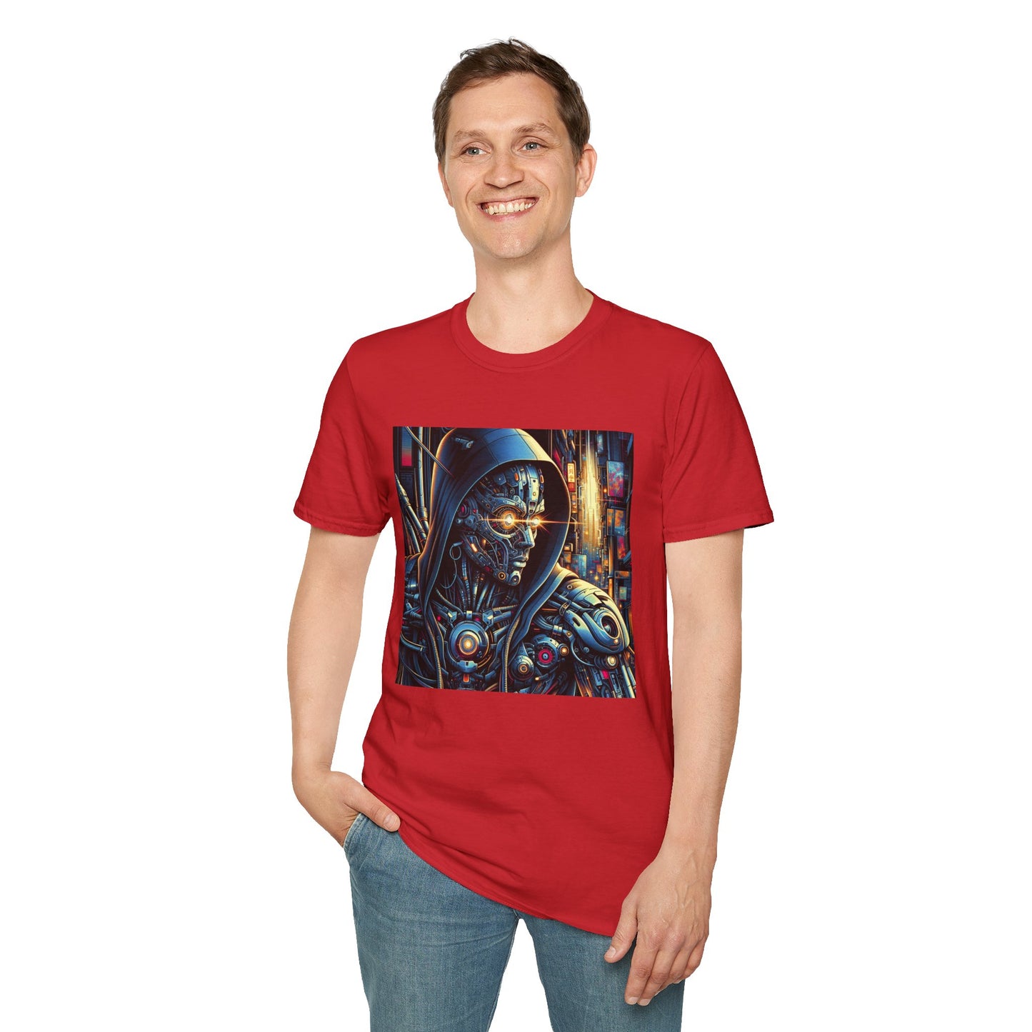 Cyberpunk Cyborg Unisex Softstyle T-Shirt