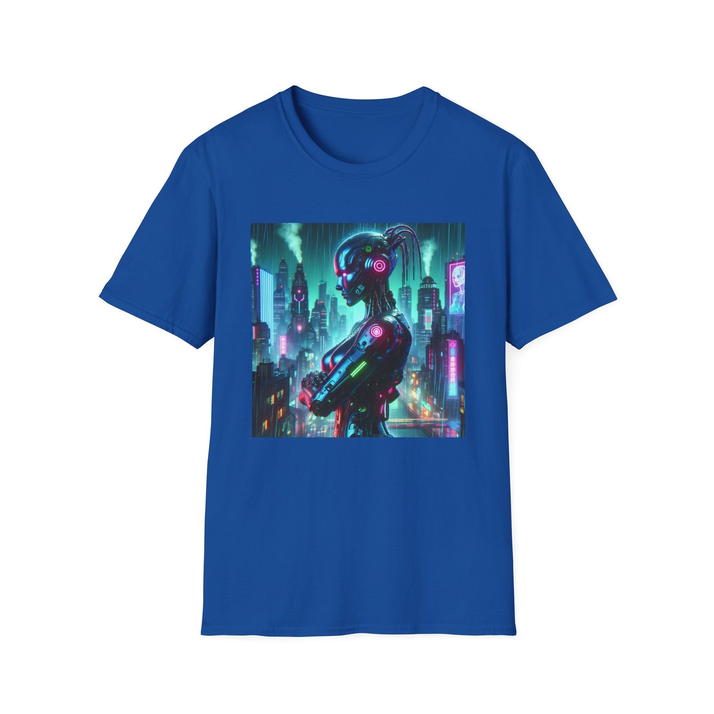 Cyberpunk Robohuman Unisex Softstyle T-Shirt