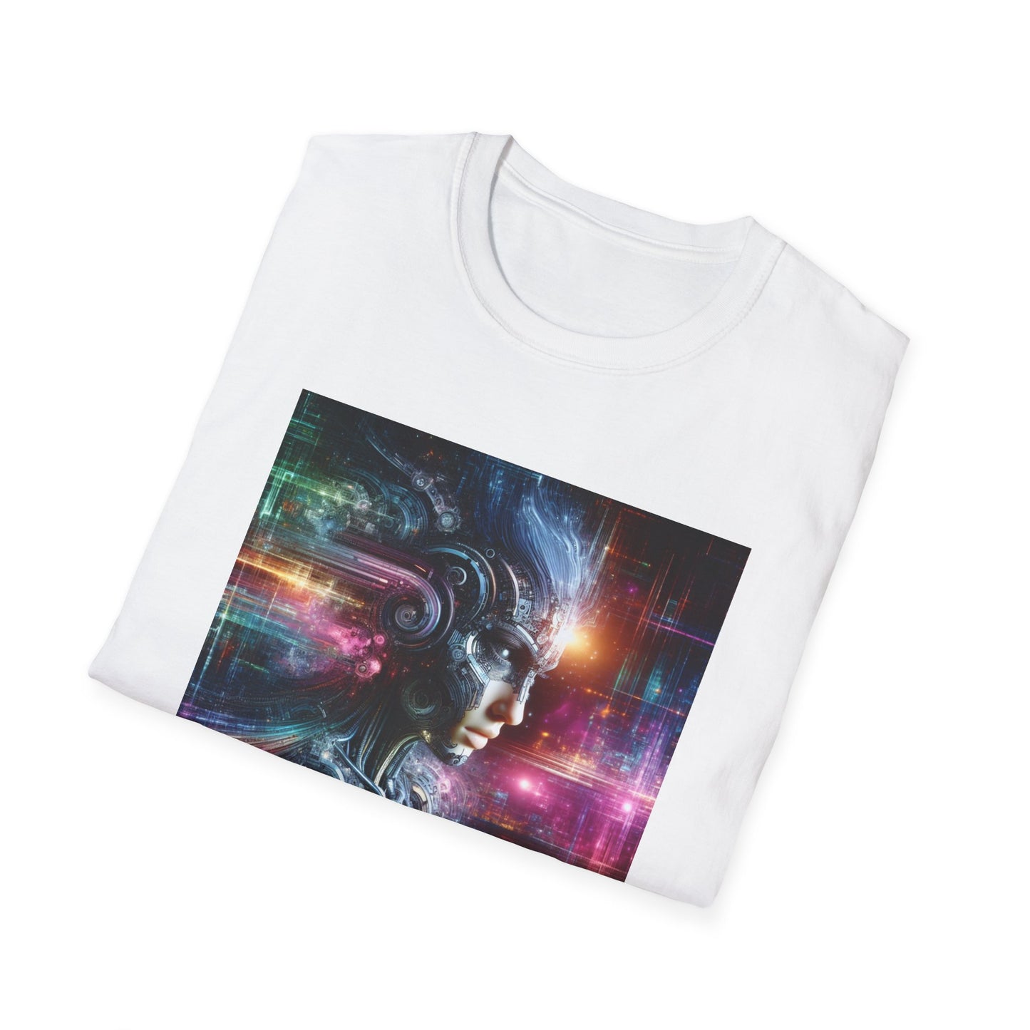 Cyberpunk Female Unisex Softstyle T-Shirt