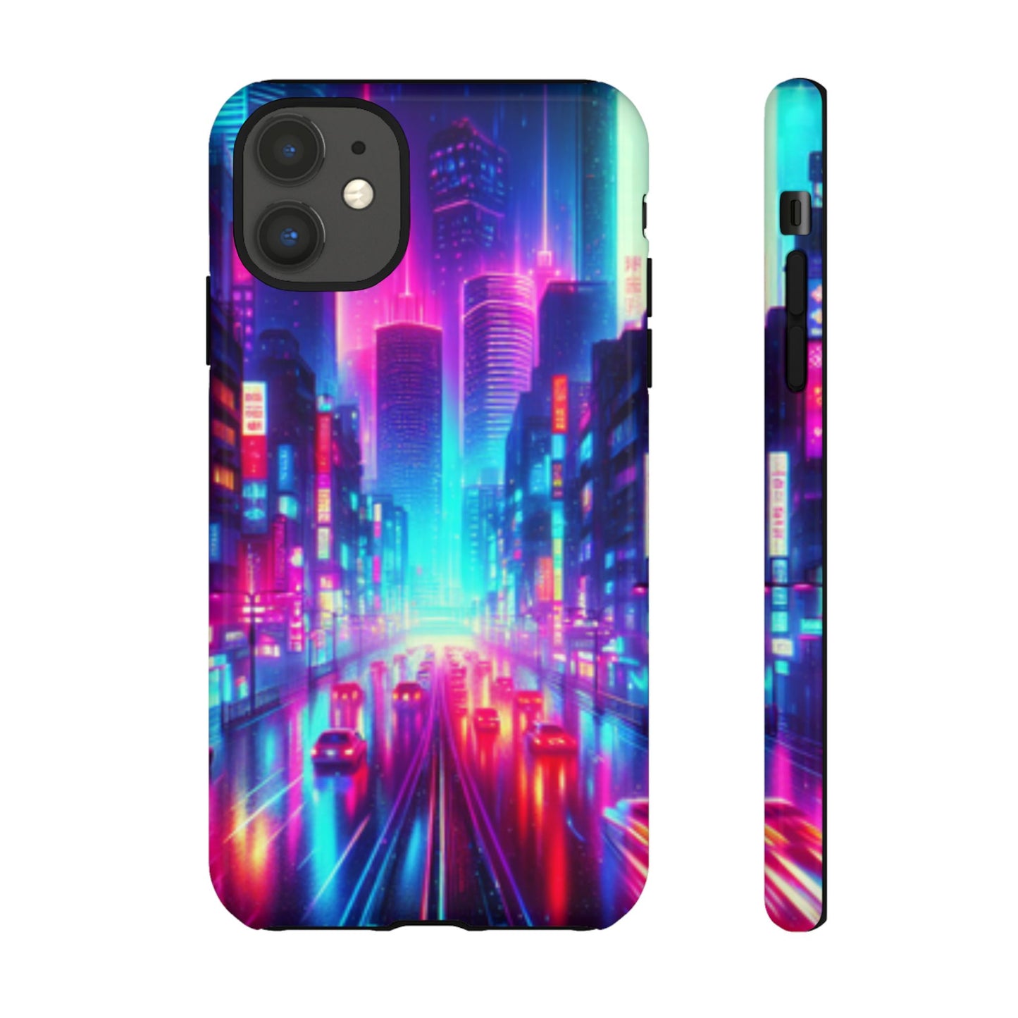 Neon City Phone Tough Cases