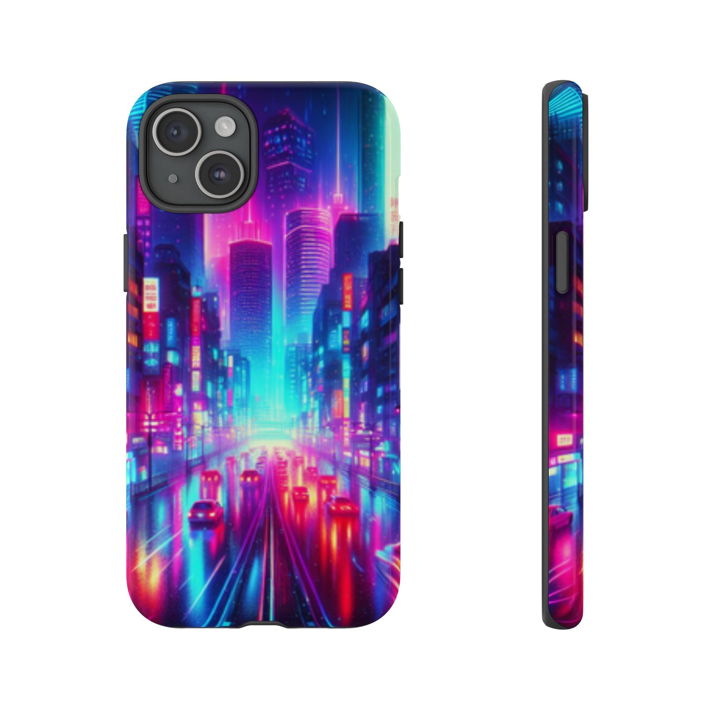 Neon City Phone Tough Cases