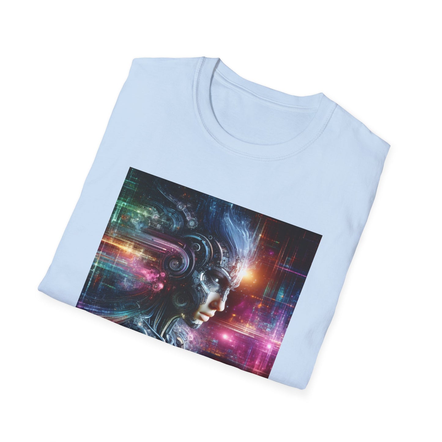 Cyberpunk Female Unisex Softstyle T-Shirt