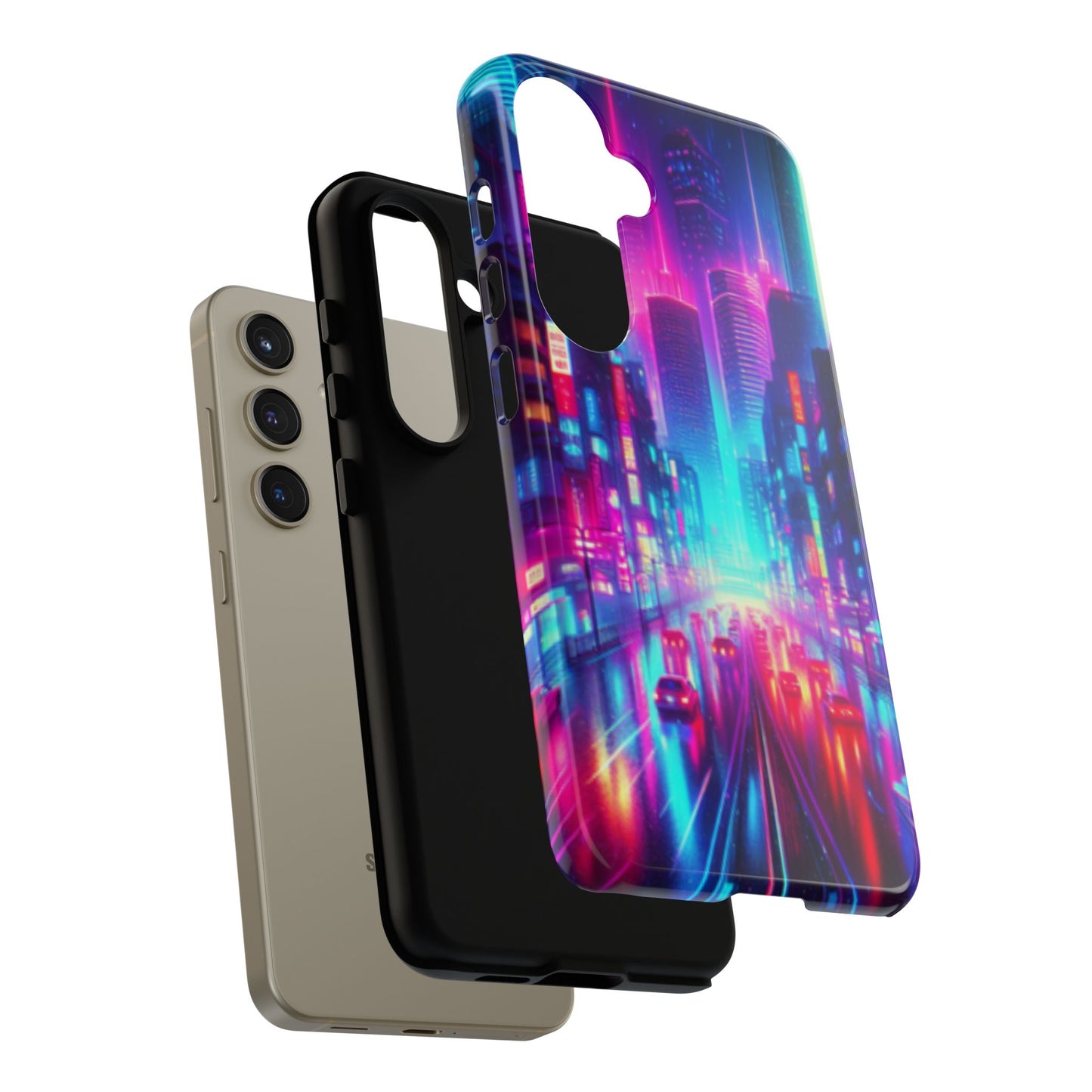 Neon City Phone Tough Cases