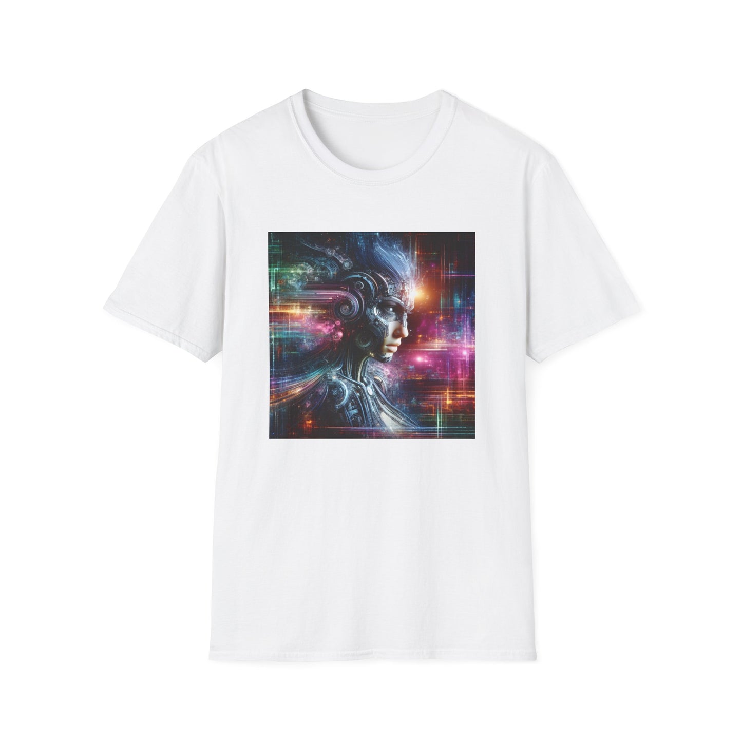 Cyberpunk Female Unisex Softstyle T-Shirt