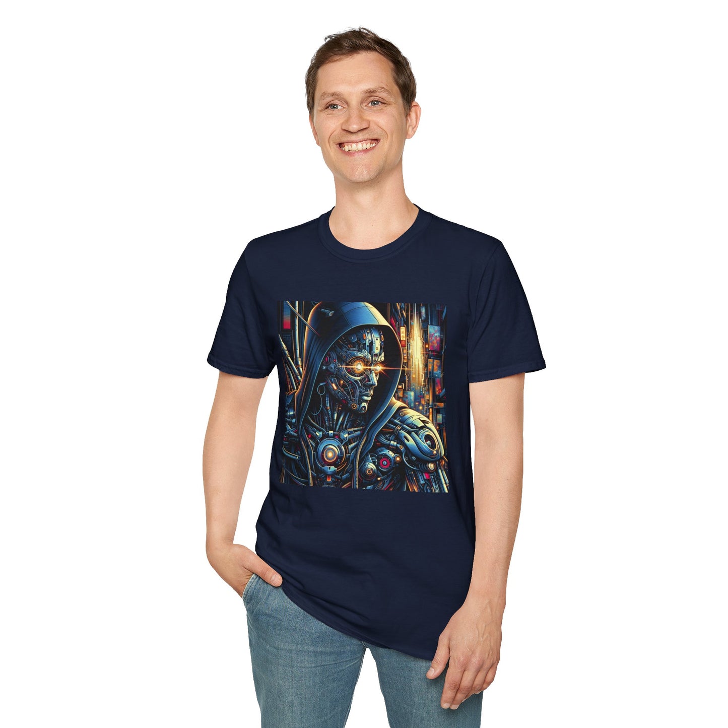 Cyberpunk Cyborg Unisex Softstyle T-Shirt