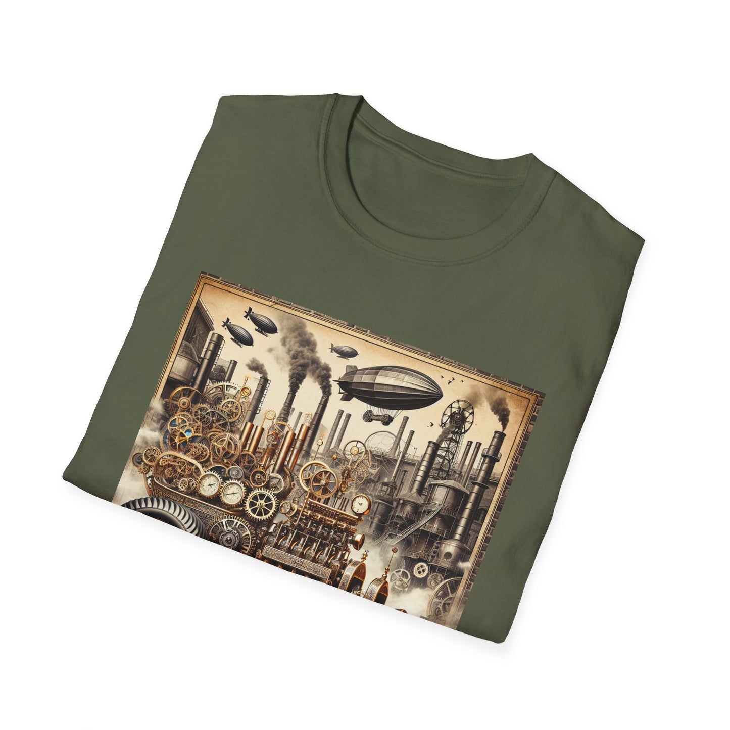 Steampunk Hotrod Unisex Softstyle T-Shirt