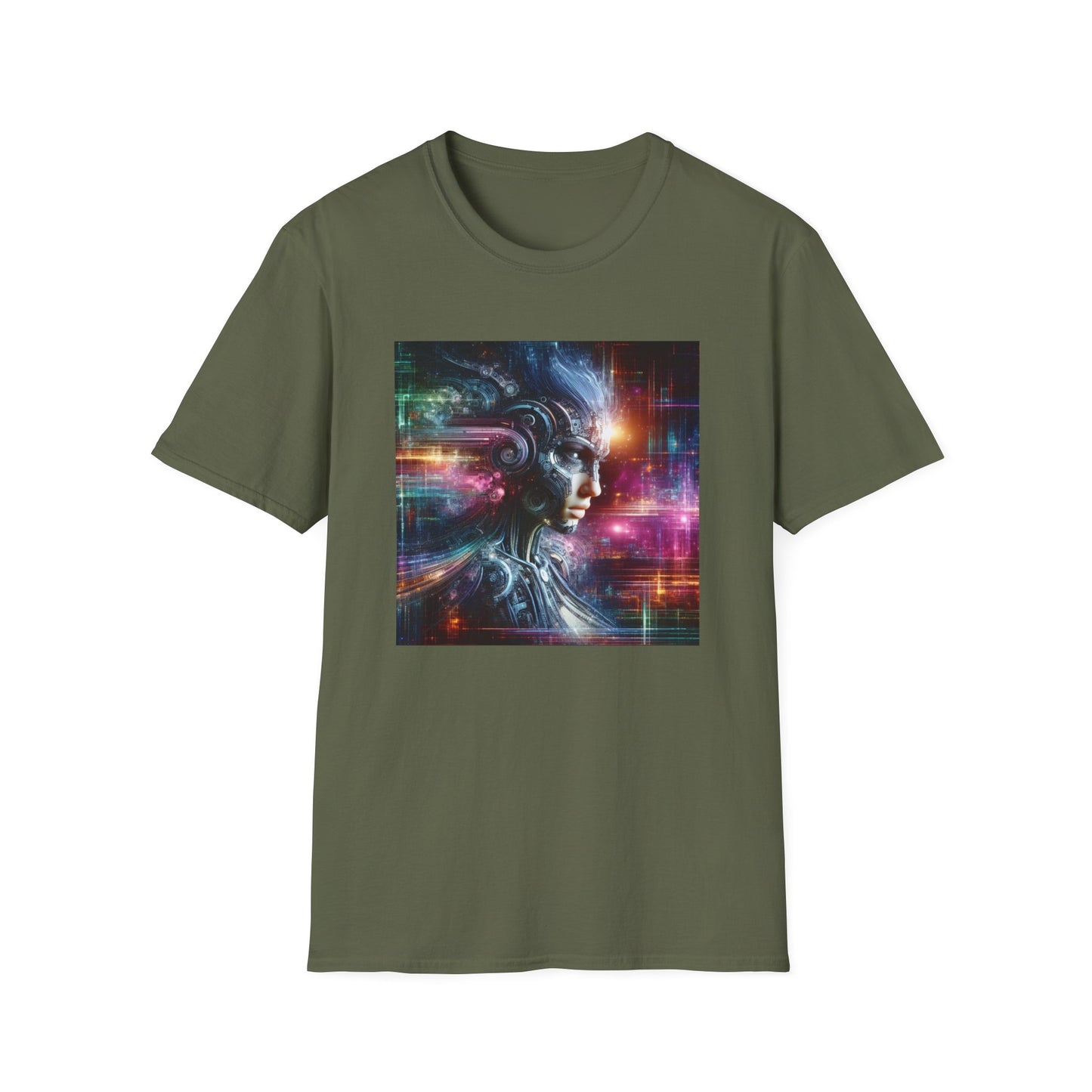 Cyberpunk Female Unisex Softstyle T-Shirt