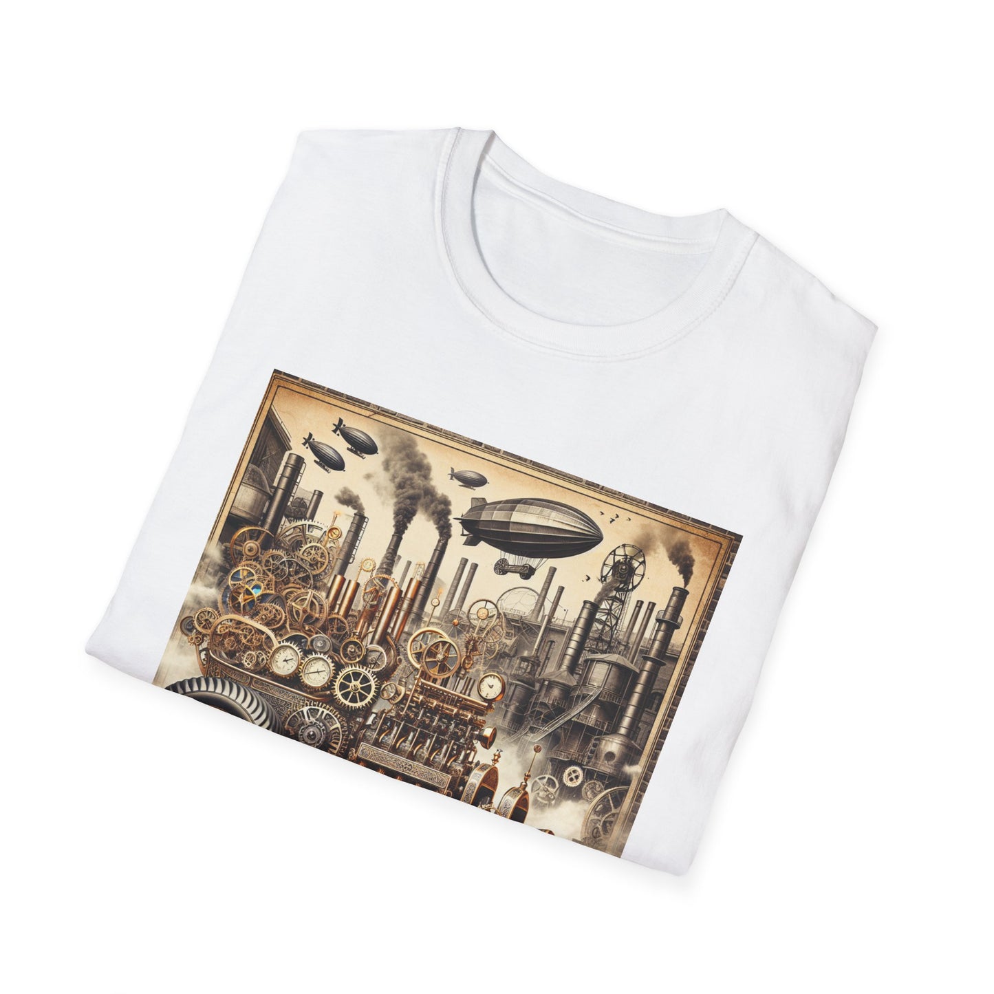 Steampunk Hotrod Unisex Softstyle T-Shirt