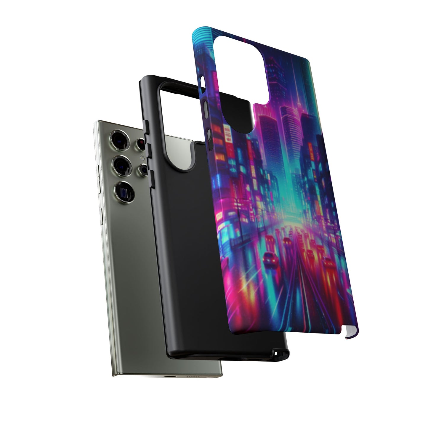 Neon City Phone Tough Cases