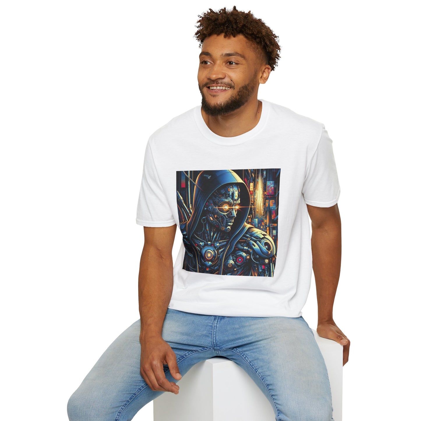 Cyberpunk Cyborg Unisex Softstyle T-Shirt