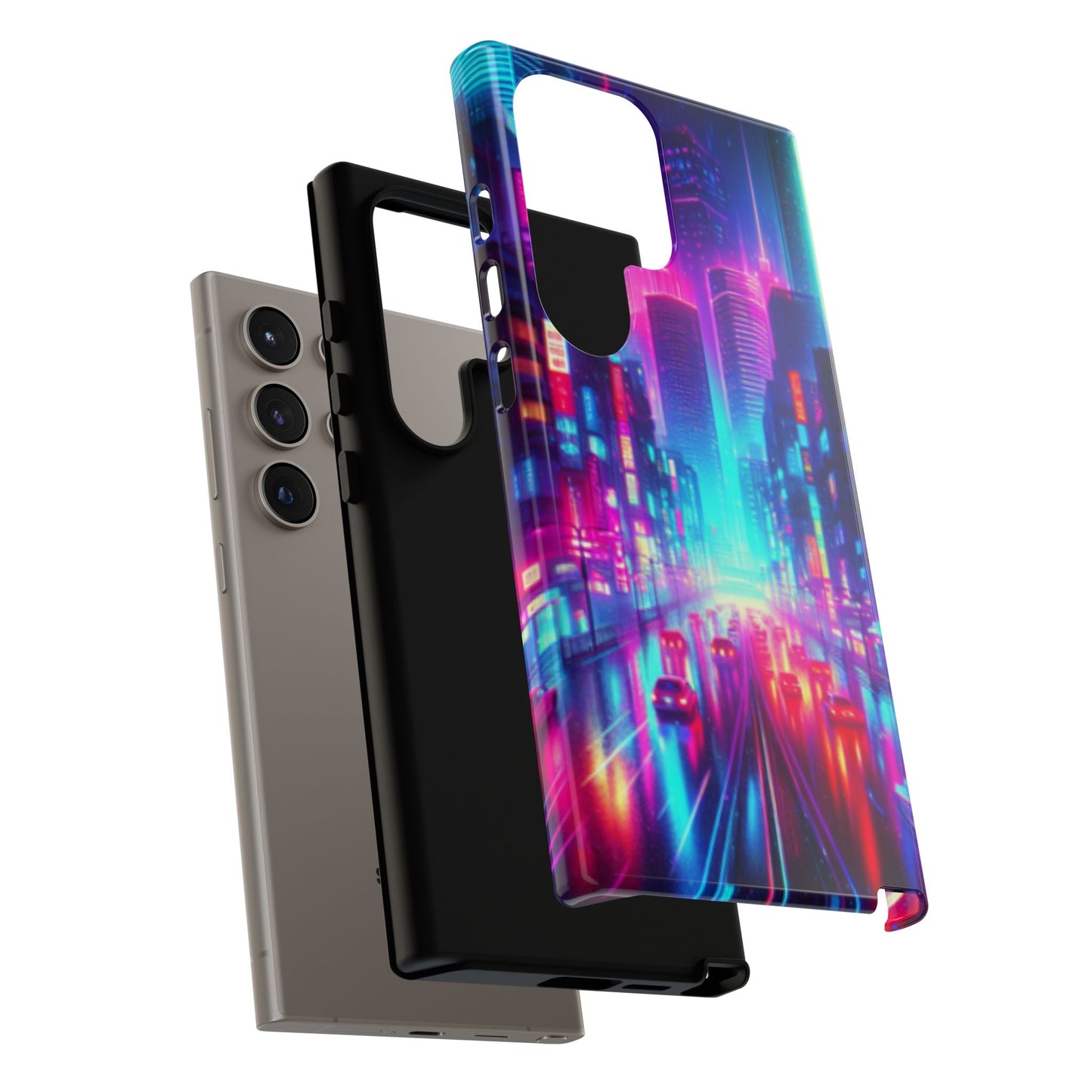 Neon City Phone Tough Cases