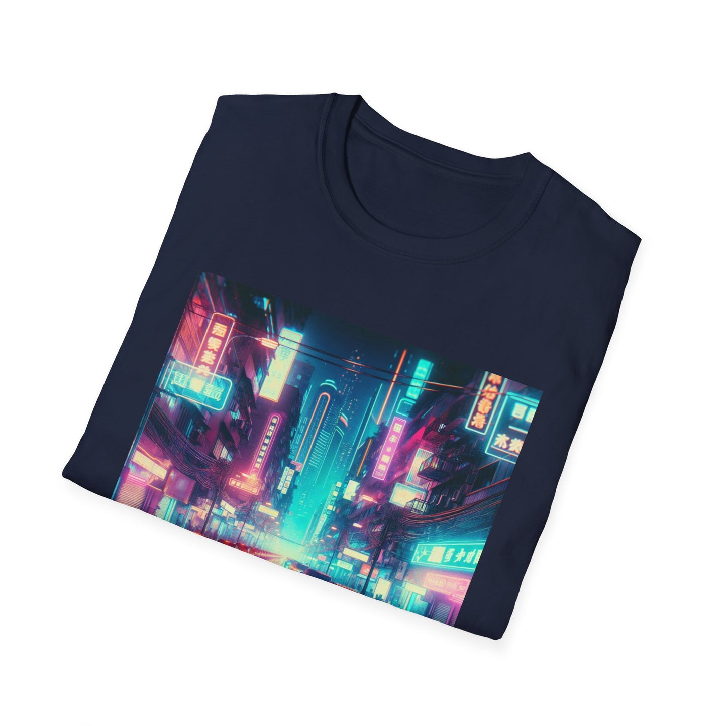 Cyber City Traffic Neon Unisex Softstyle T-Shirt