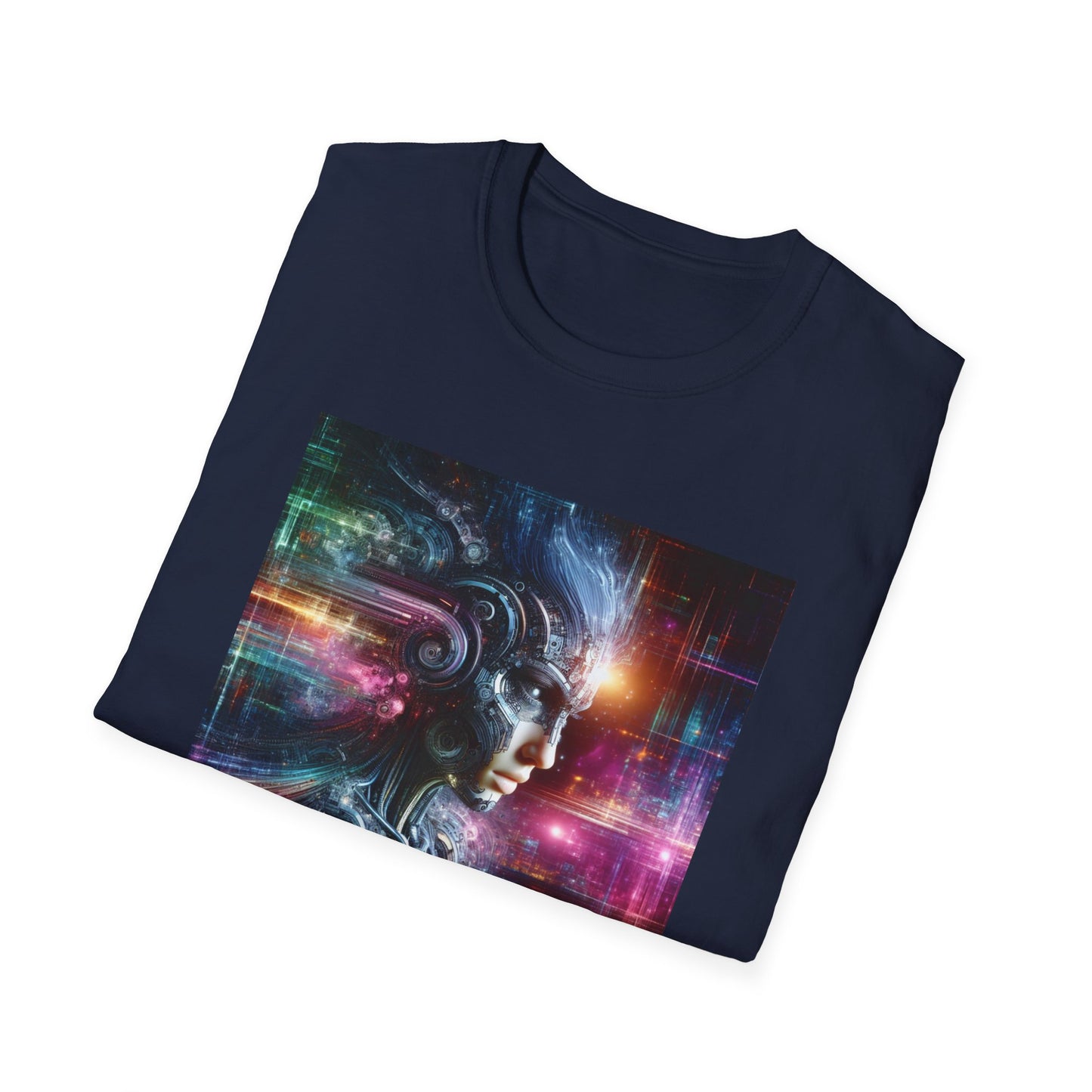 Cyberpunk Female Unisex Softstyle T-Shirt