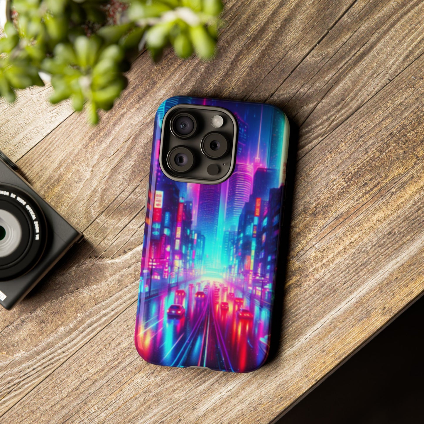 Neon City Phone Tough Cases