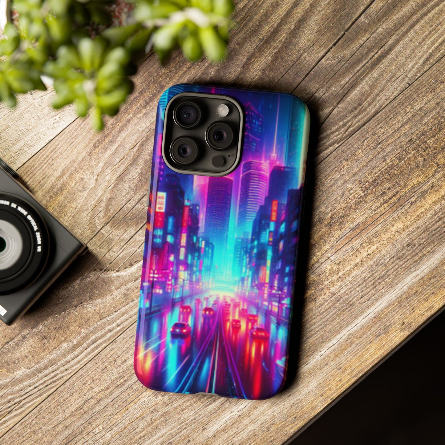 Neon City Phone Tough Cases