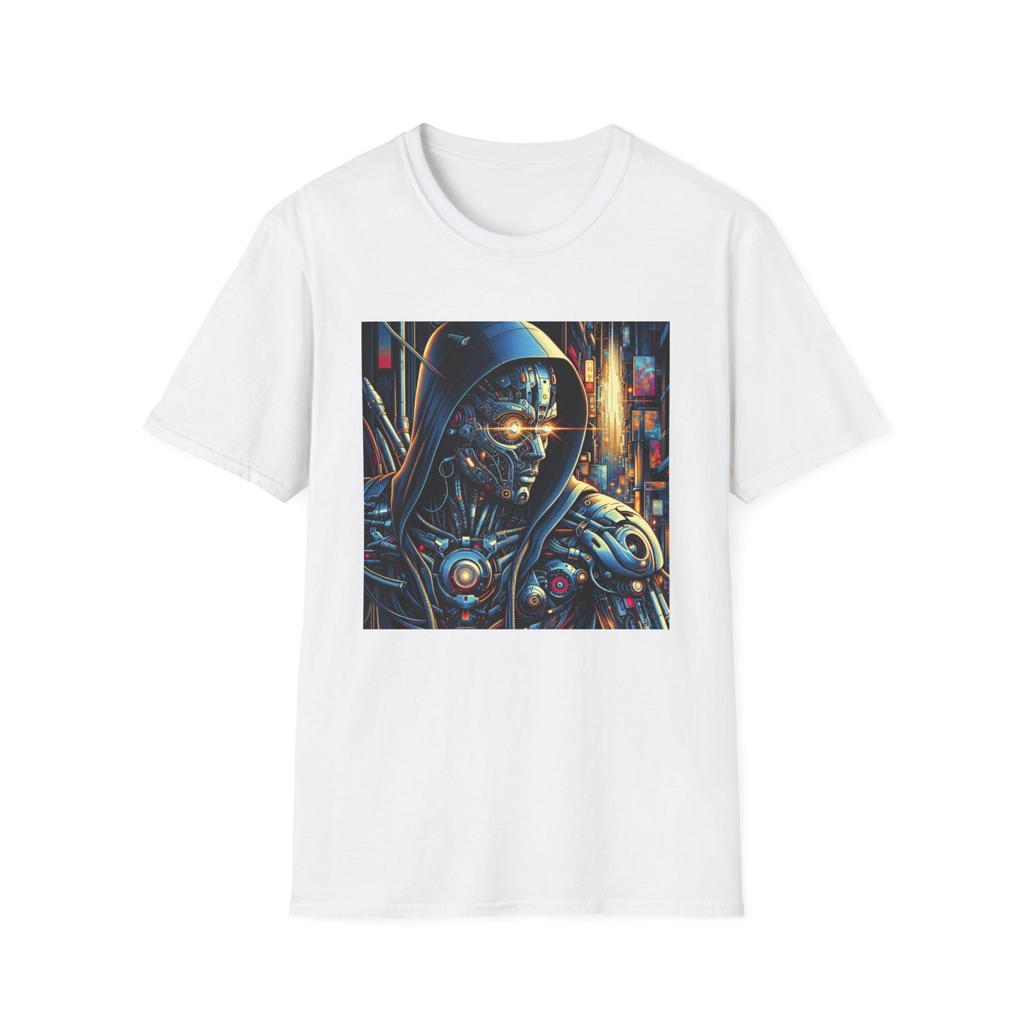 Cyberpunk Cyborg Unisex Softstyle T-Shirt