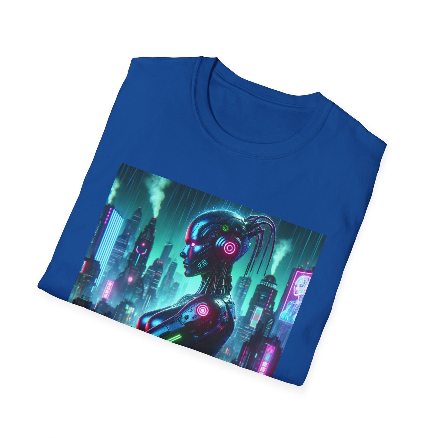 Cyberpunk Robohuman Unisex Softstyle T-Shirt