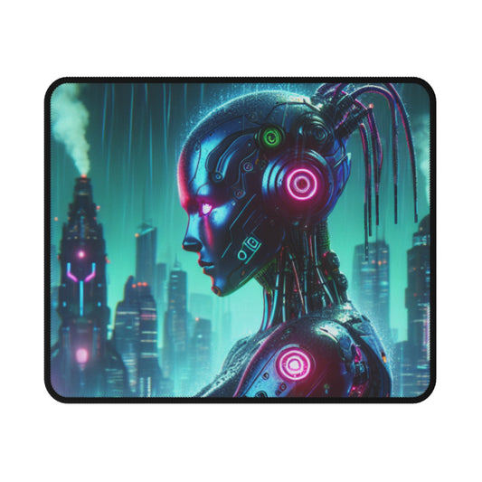 Cyberpunk Robohuman Non-Slip Gaming Mouse Pad